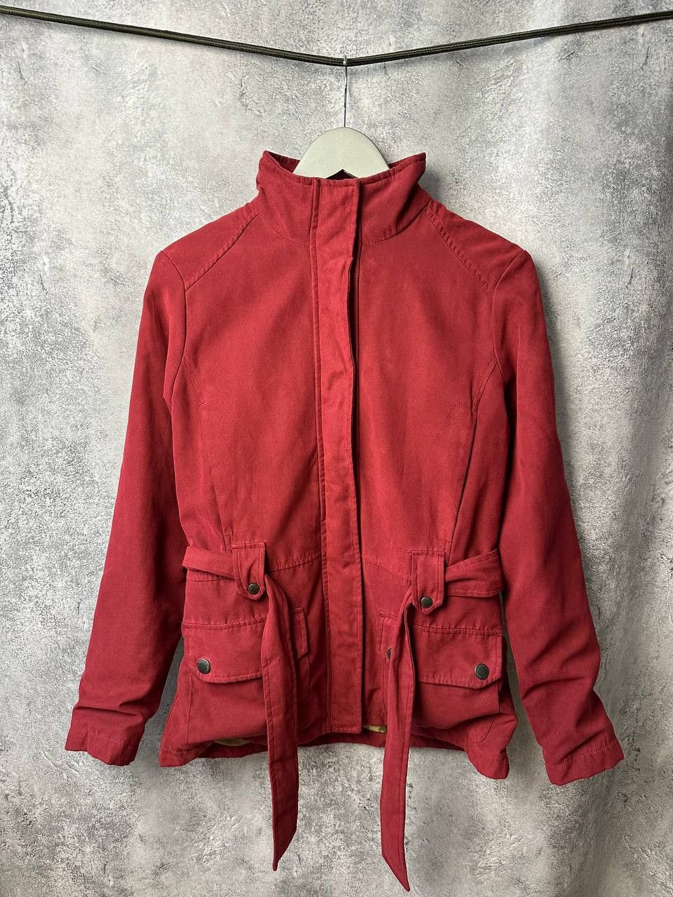 Designer × Musto × Vintage Musto Purple Label Jacket Burgundy Zip Buttons Coat Belted Size M / US 6-8 / IT 42-44 - 1 Thumbnail