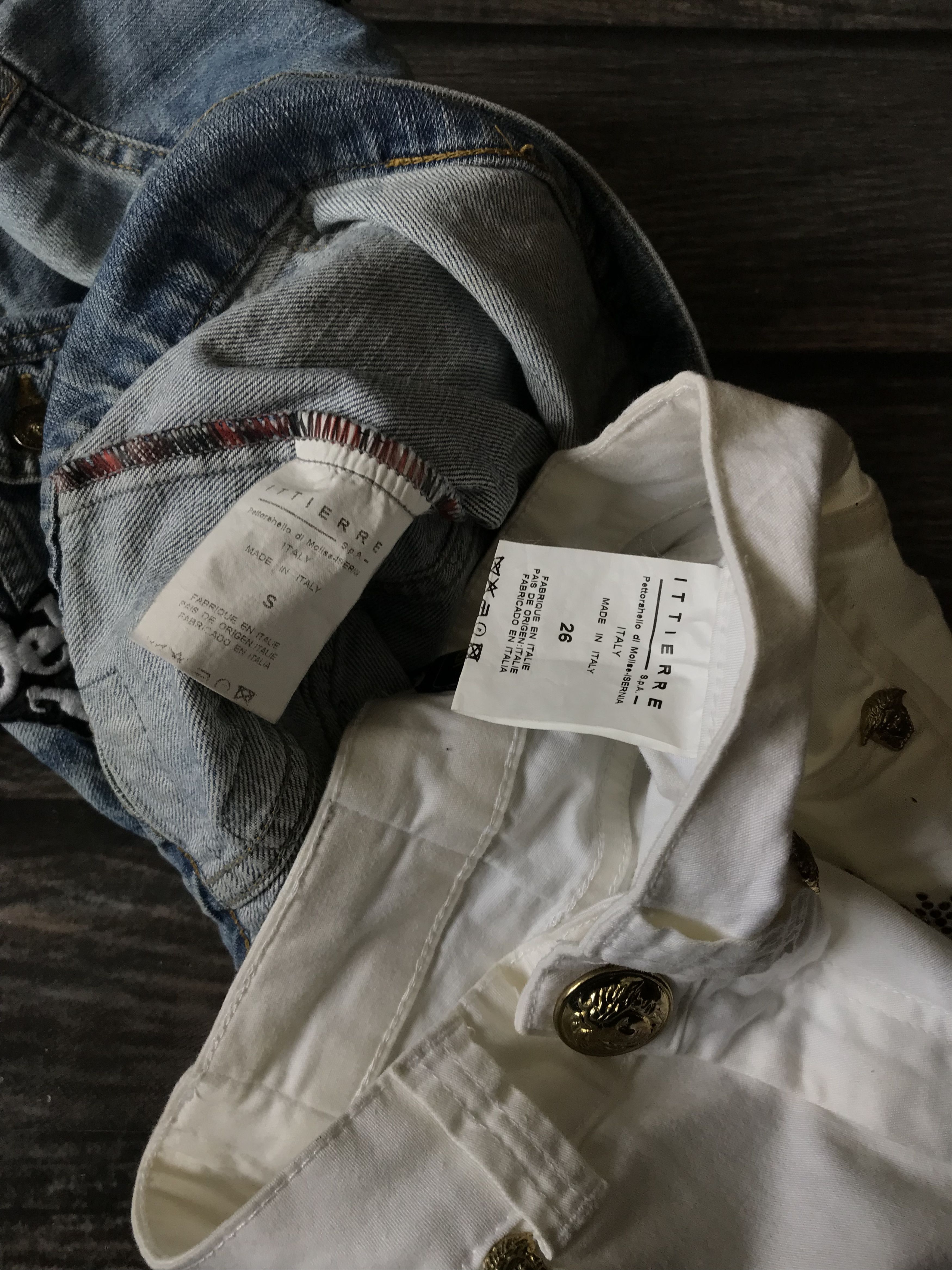 Versace 90’s Archive Versace Delirium Patch Denim Suit Size S / US 4 / IT 40 - 11 Thumbnail