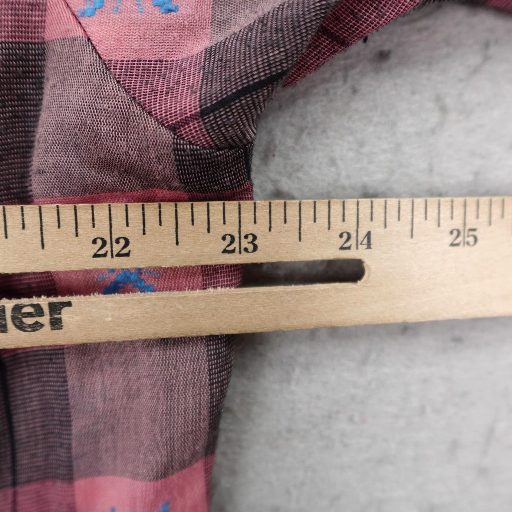Vintage VINTAGE Ruddock Shirt Mens Large Pink Gray Plaid Western Pearl Snap Embroidered Size US L / EU 52-54 / 3 - 6 Thumbnail