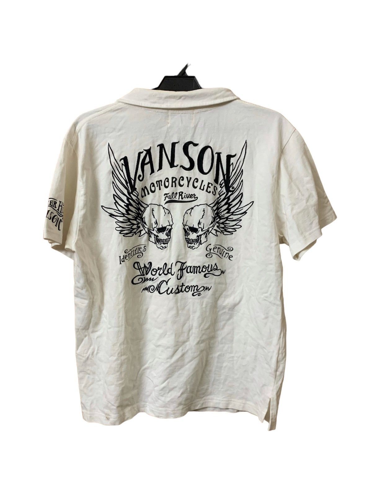 Vanson Leathers Vanson motorcycles embroidery shirt Size US L / EU 52-54 / 3 - 1 Thumbnail