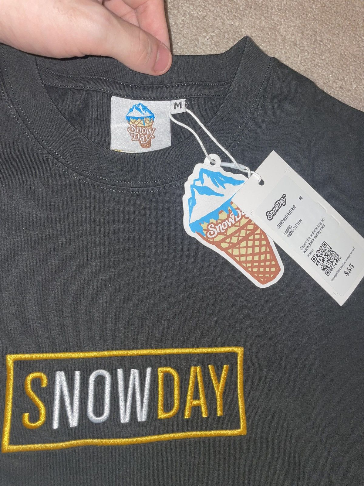 Snowday SnowDay Medium Box Logo Tee Size US M / EU 48-50 / 2 - 3 Thumbnail
