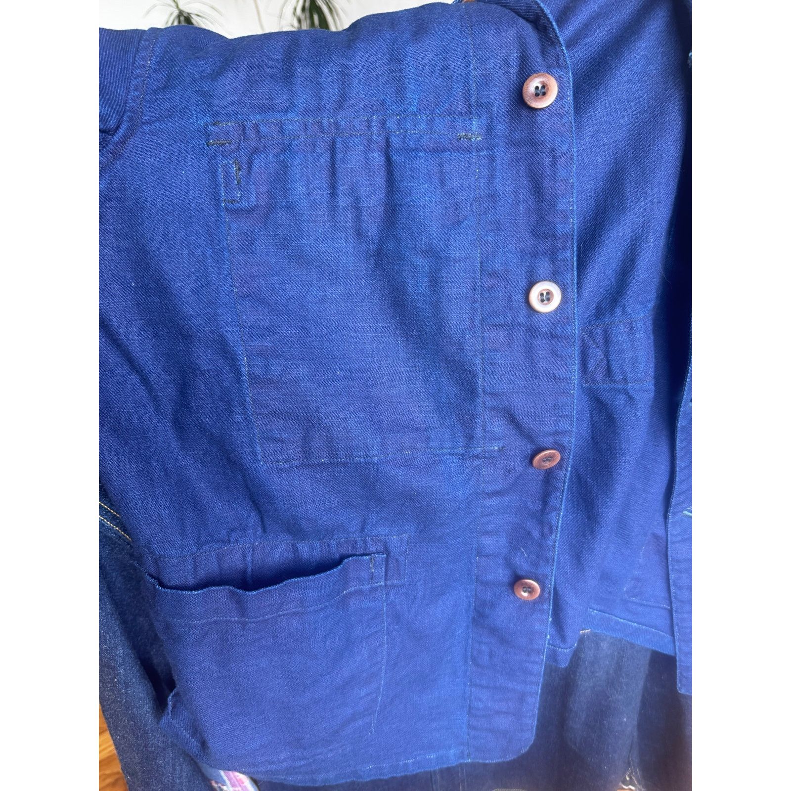 Mister Freedom NWT Mister Freedom Veste Ouvrier Indigo Metisse See Desc Size US M / EU 48-50 / 2 - 8 Thumbnail