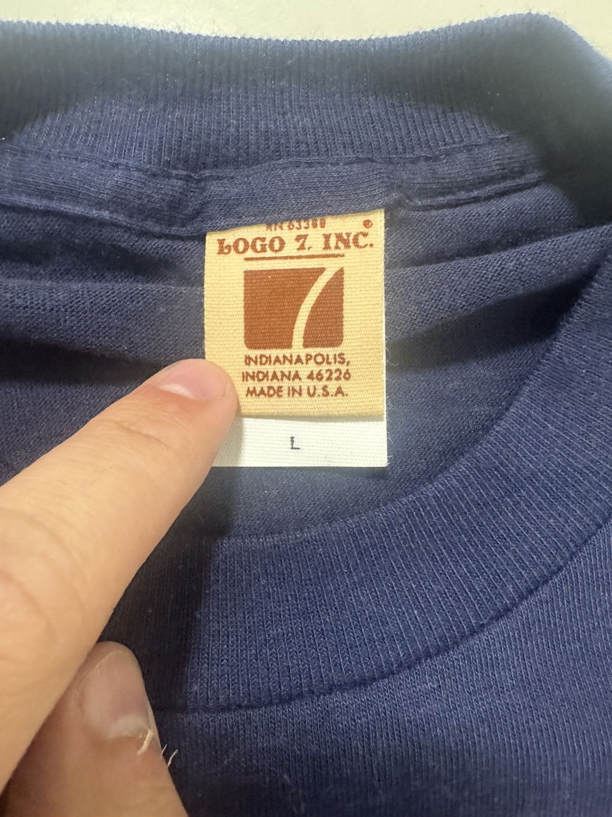 Logo 7 Vintage mid 1980s Cherry Bowl Pontiac Silverdome football T Size US L / EU 52-54 / 3 - 3 Thumbnail