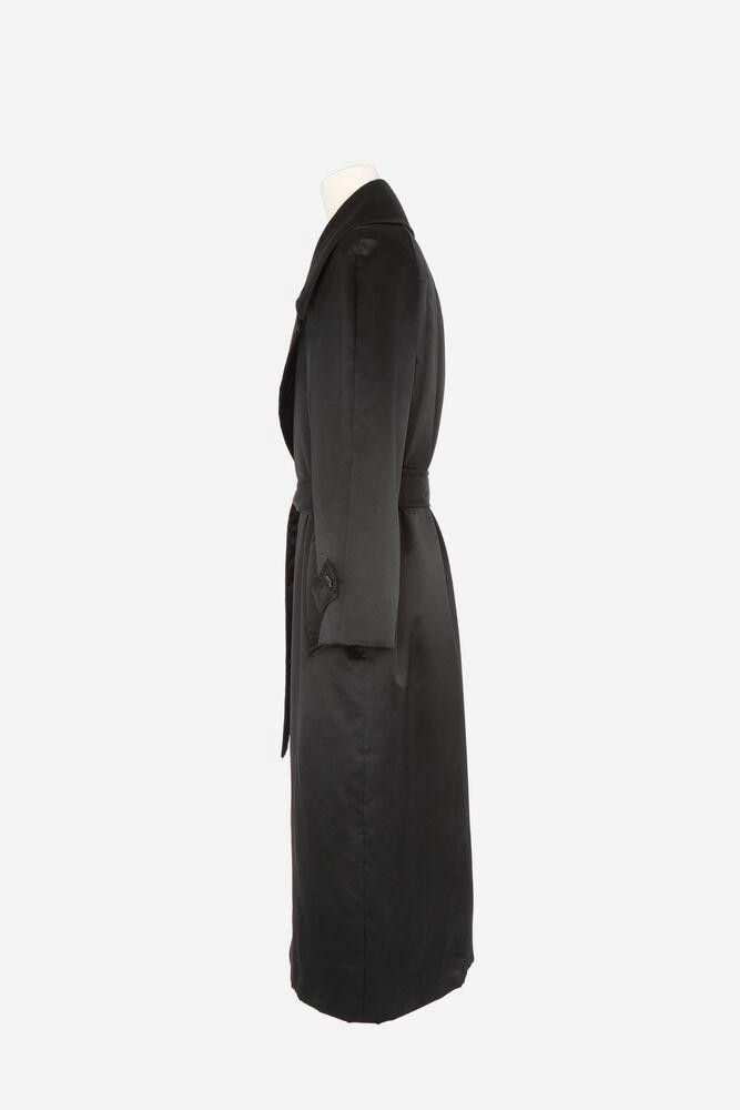Saint Laurent Paris o1loc1c0225 Belted Coat in Black Size US M / EU 48-50 / 2 - 4 Thumbnail