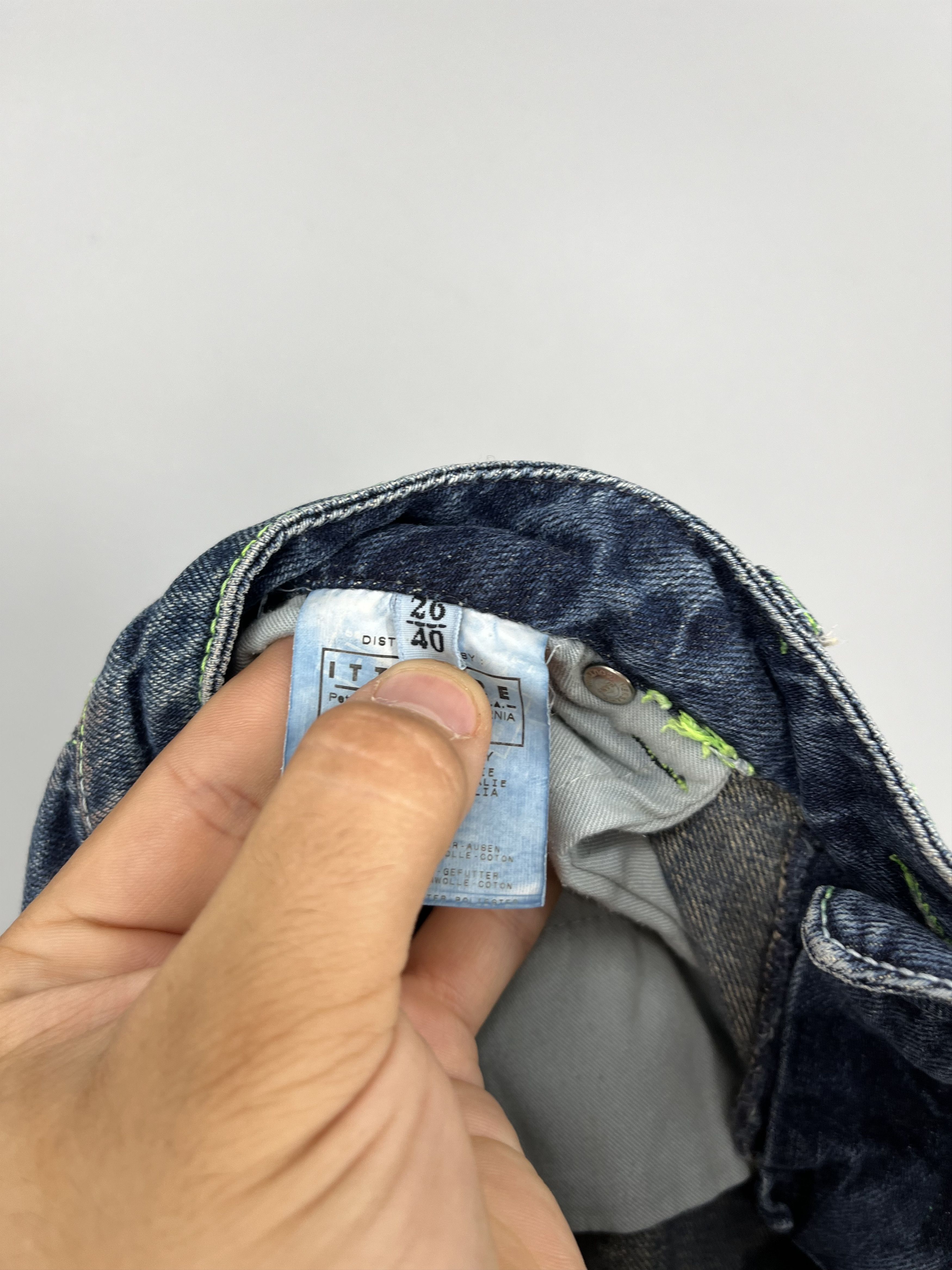 Versace Vintage VERSACE JEANS COUTURE Line Low-Rise Y2k Denim Pants Size 26" / US 2 / IT 38 - 14 Thumbnail