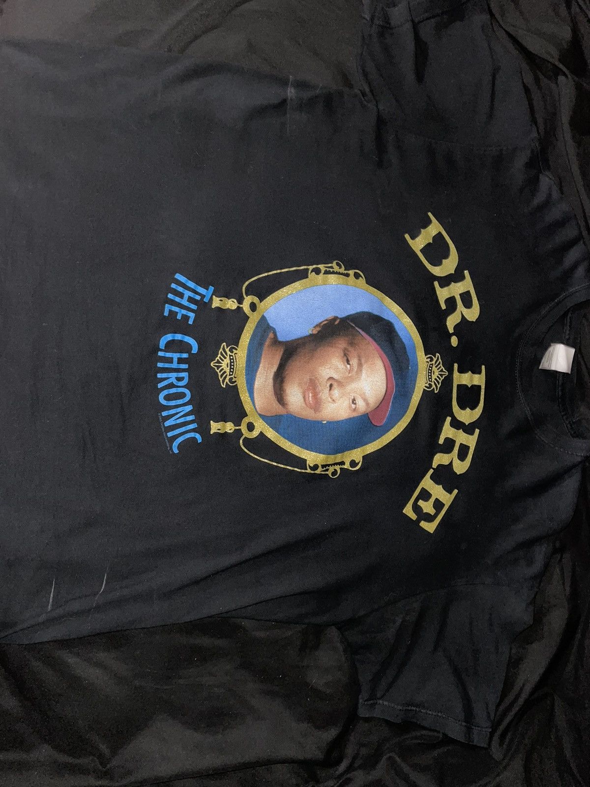 image of Vintage Dr Dre The Chronic in Black, Men's (Size XL)