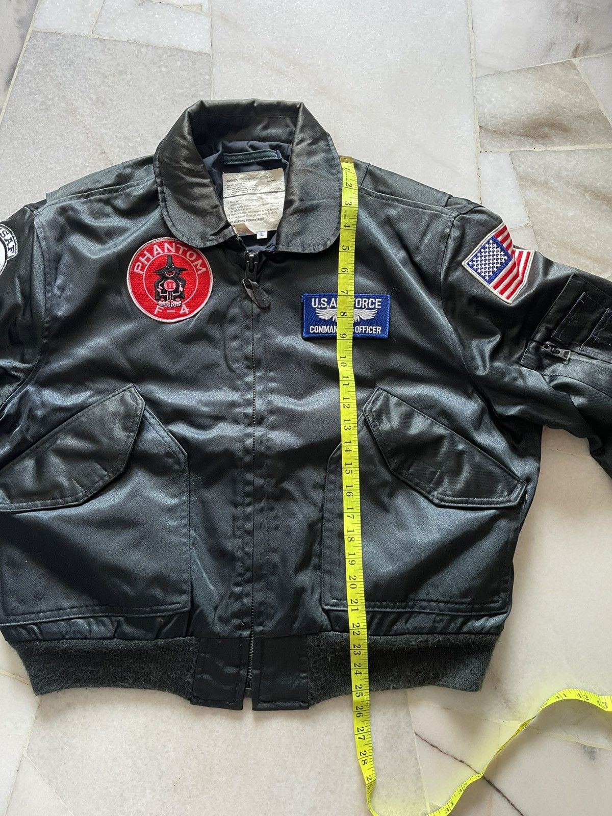Vintage Vintage Us Air Force Bomber Jacket With Phantom Patches 11 Size US XXL / EU 58 / 5 - 13 Thumbnail