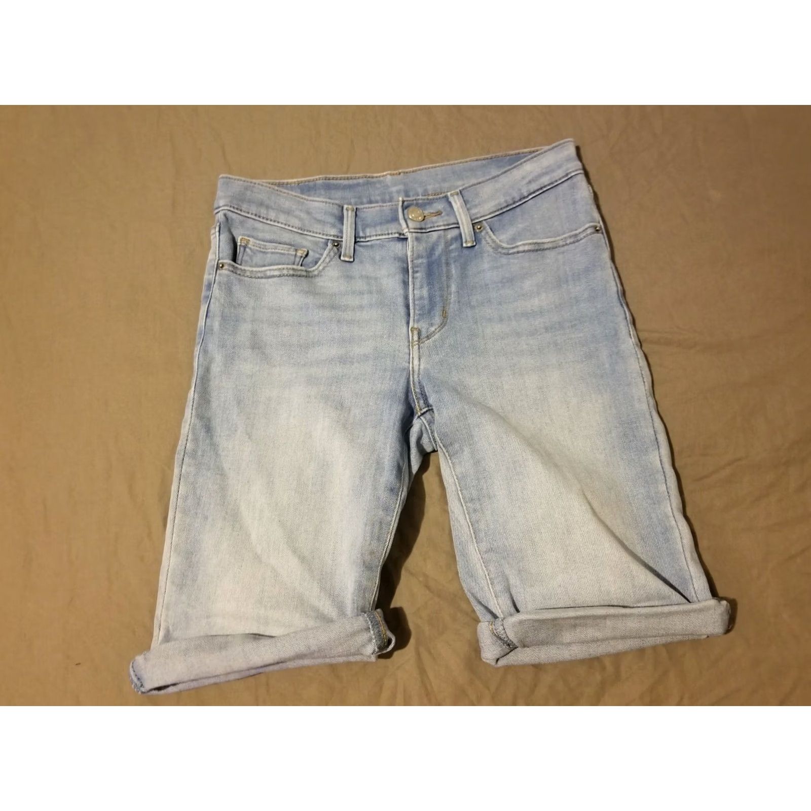 Levi's Womens Levi's Denim Shorts 31 Jean Cut-Off Blue Denim Shorts Womens 31 Levi's Jeans Shorts Mens Womens? Size 24" / US 00 / IT 34 - 3 Thumbnail
