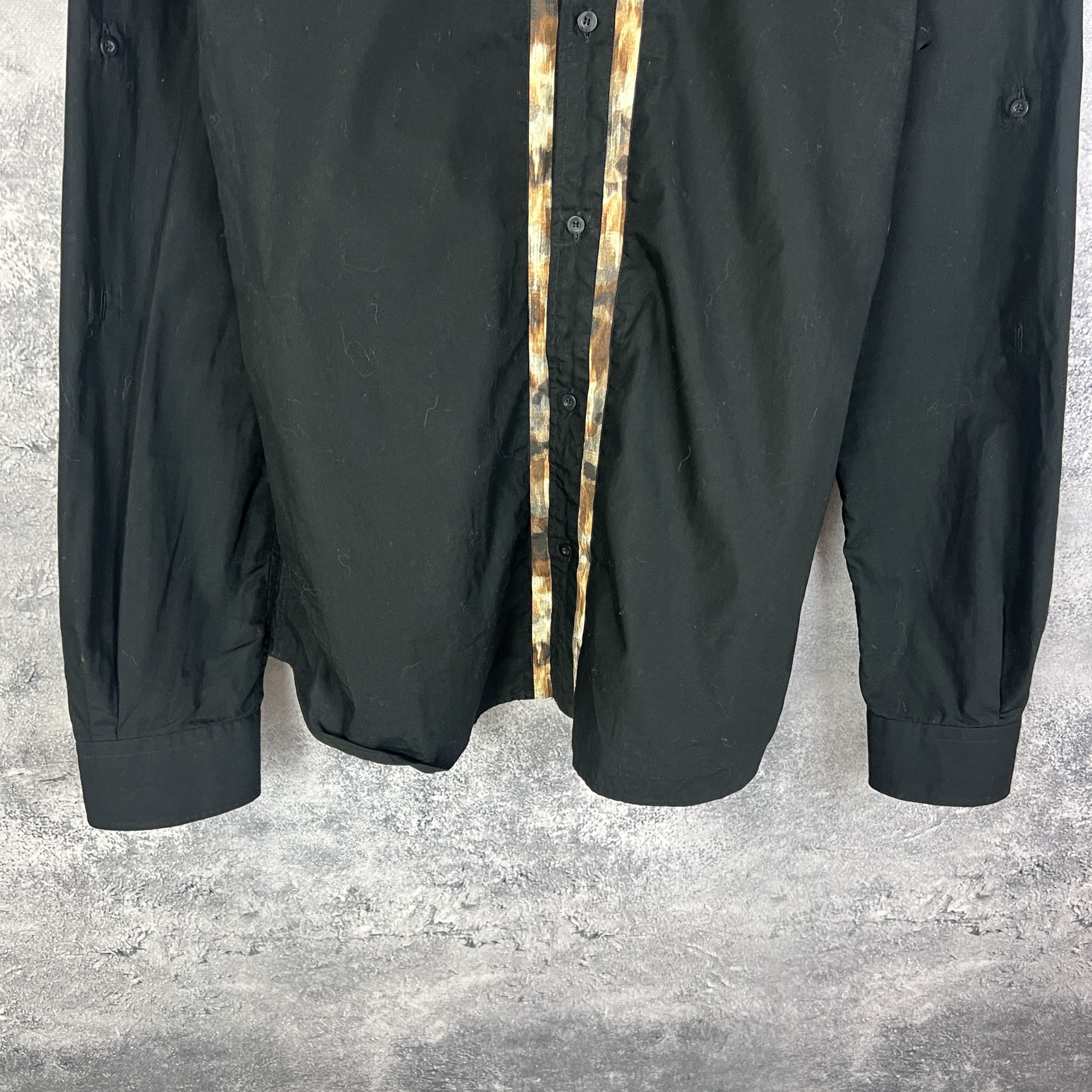 Just Cavalli Just Cavalli Shirt Men's Size 54 Black Long Sleeve Size US L / EU 52-54 / 3 - 3 Thumbnail