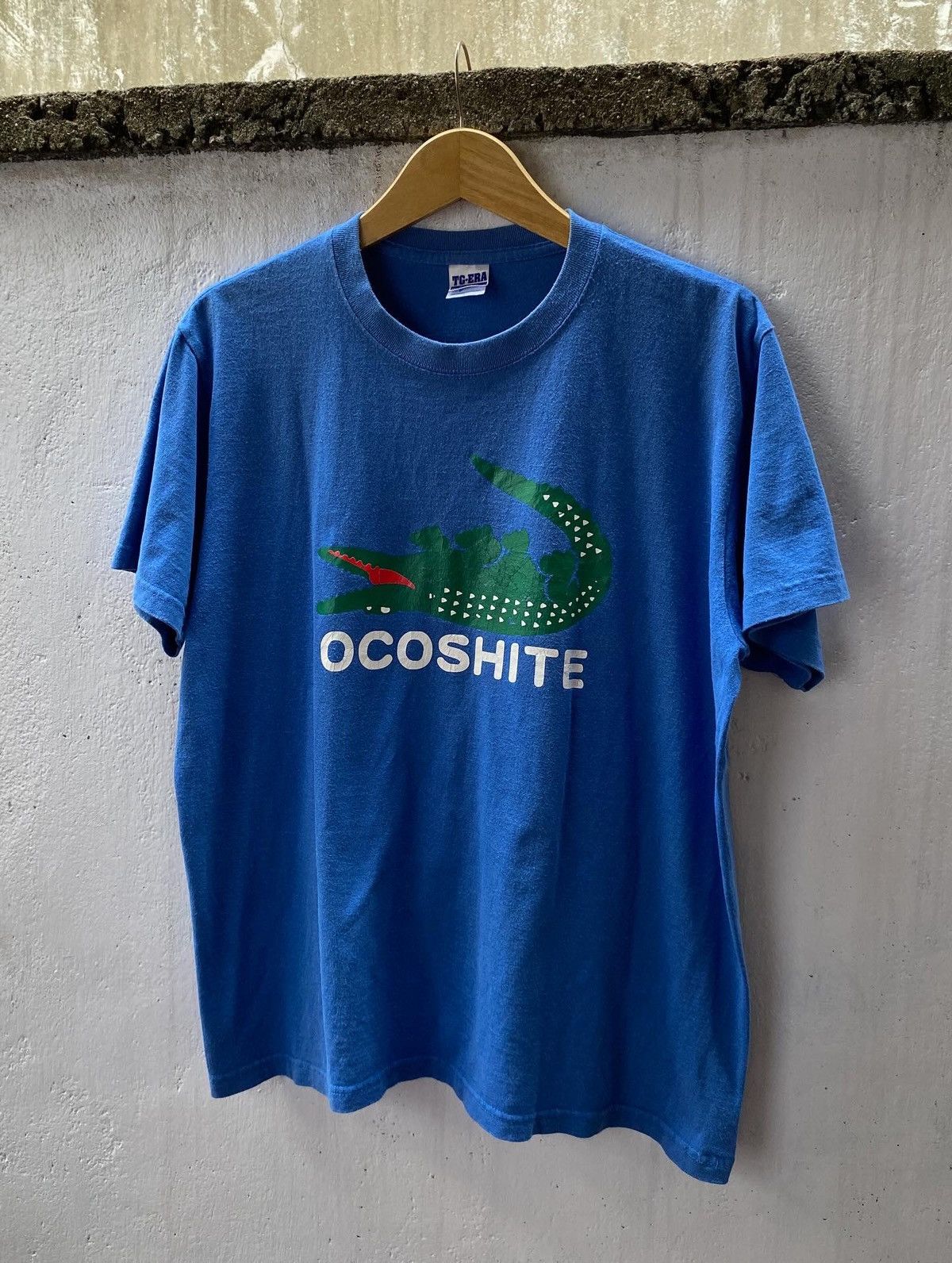 Japanese Brand Parody 'Ocoshite' Okinawa TG-ERA Heavy Weight tee Size US L / EU 52-54 / 3 - 1 Thumbnail