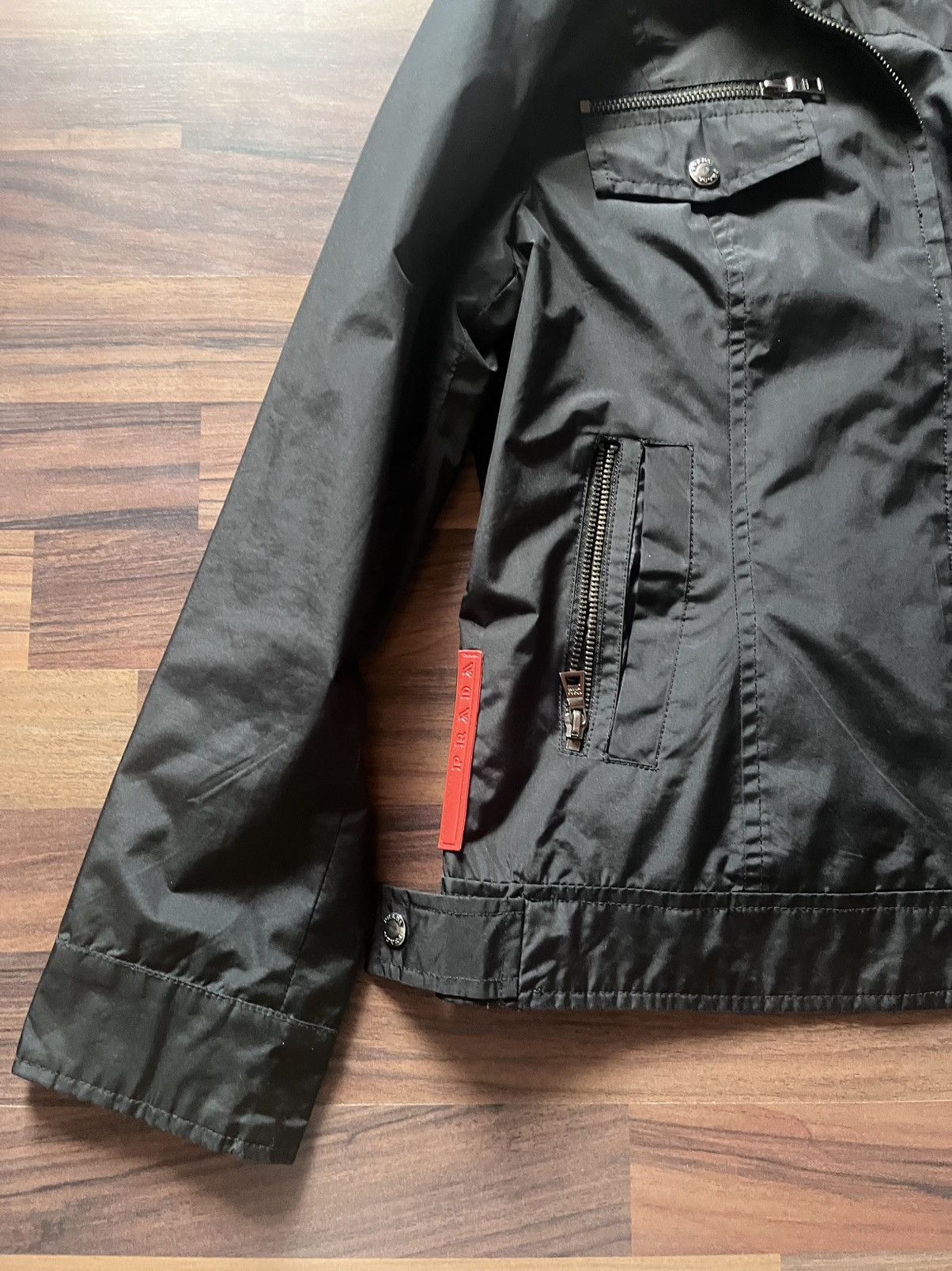 Prada Prada nylon biker jacket ss06 Size US M / EU 48-50 / 2 - 6 Thumbnail