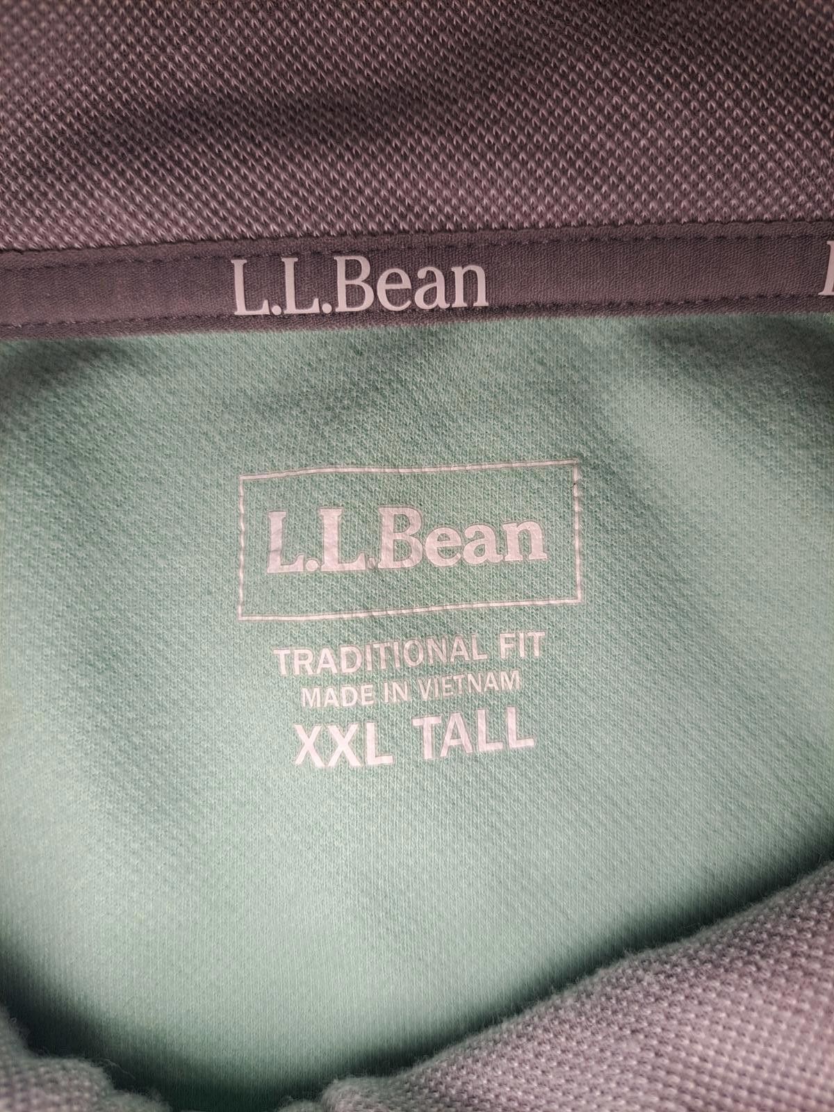 L.L. Bean LL Bean Jacket XXL Big & Tall Light Green Cotton Full Zip Size US XXL / EU 58 / 5 - 3 Thumbnail