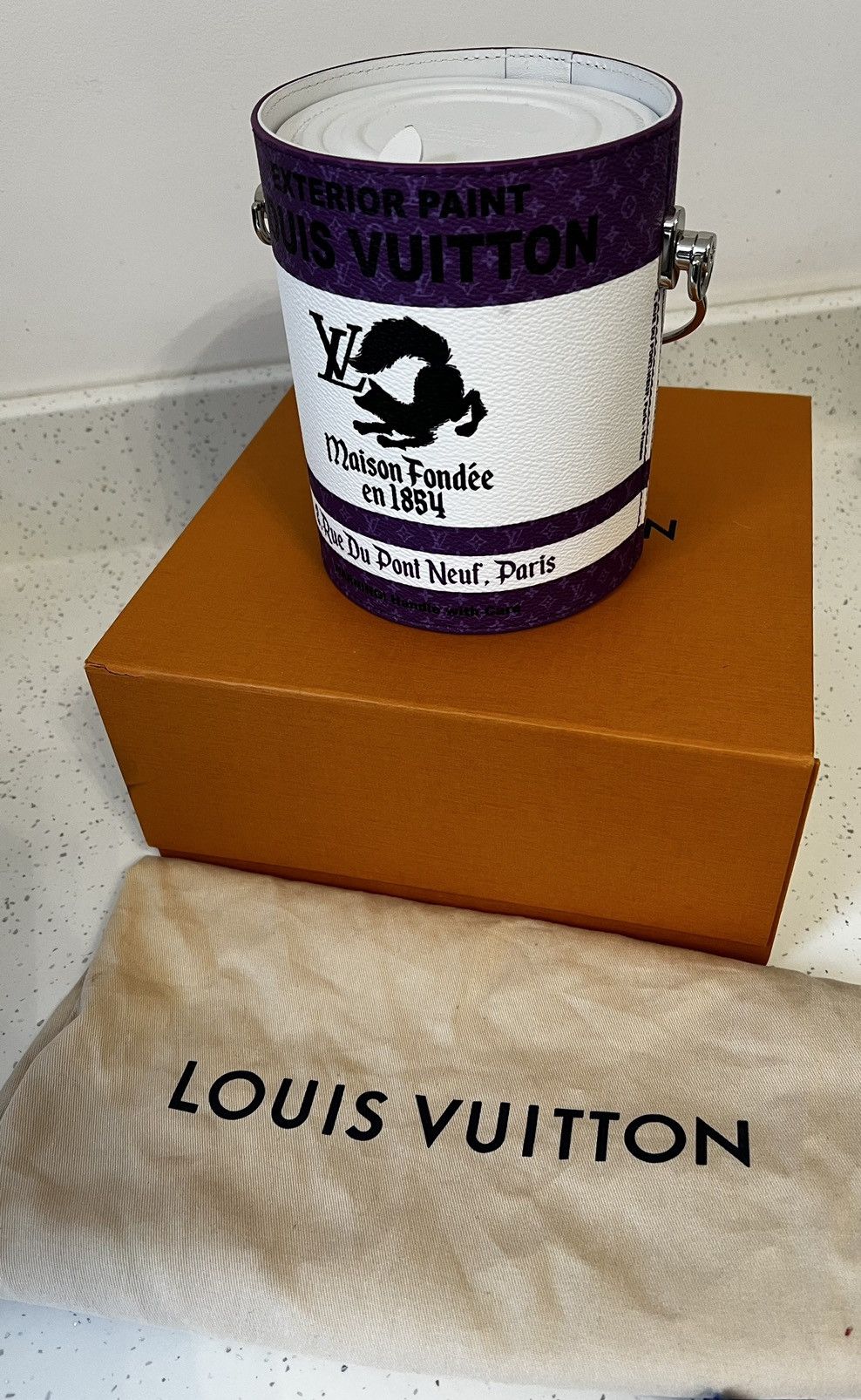 Louis Vuitton Paint Can Bag | Grailed