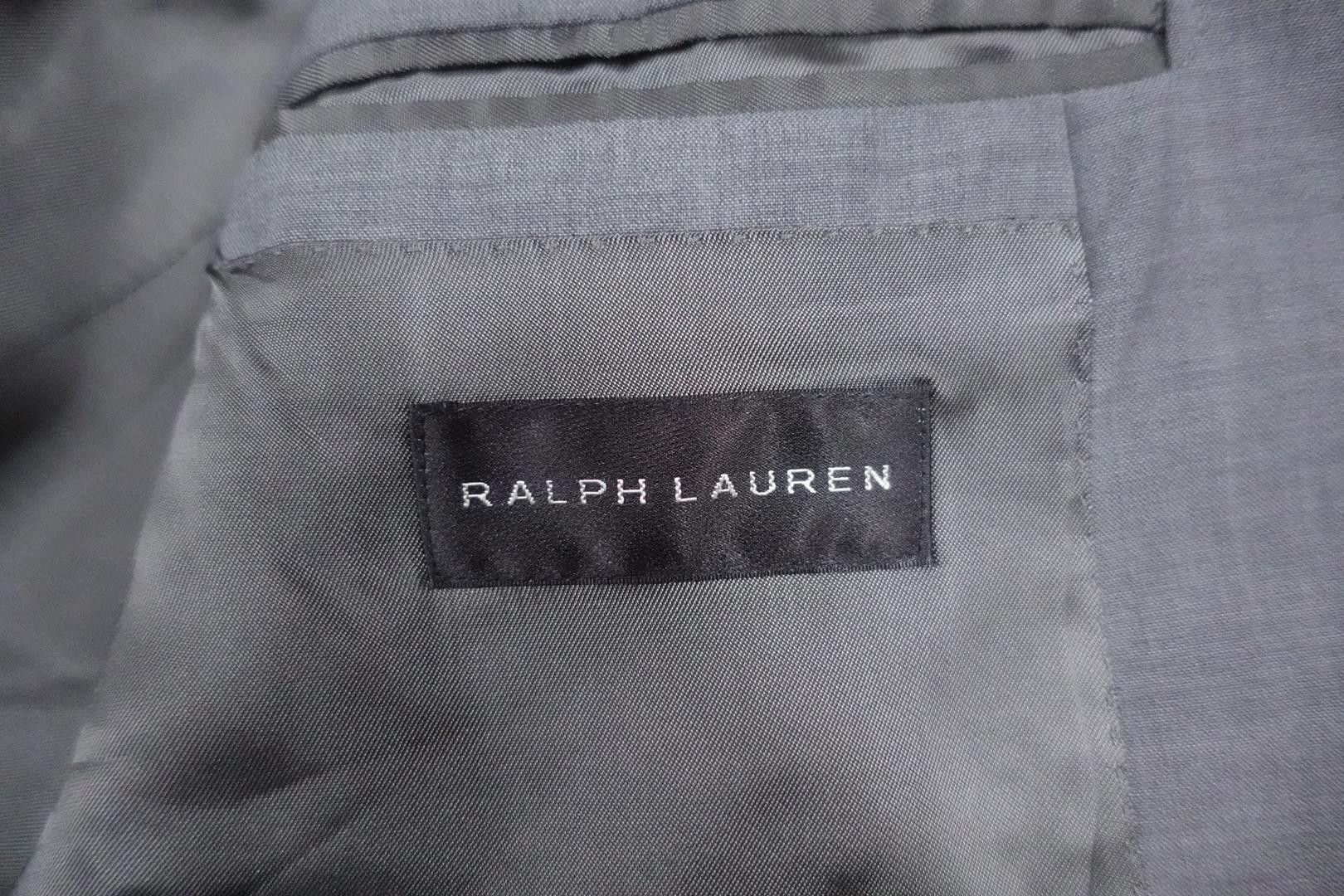 Ralph Lauren Black Label Ralph Lauren Black Label Blazer Jacket Coat Gray Wool 46R Size 46R - 3 Thumbnail