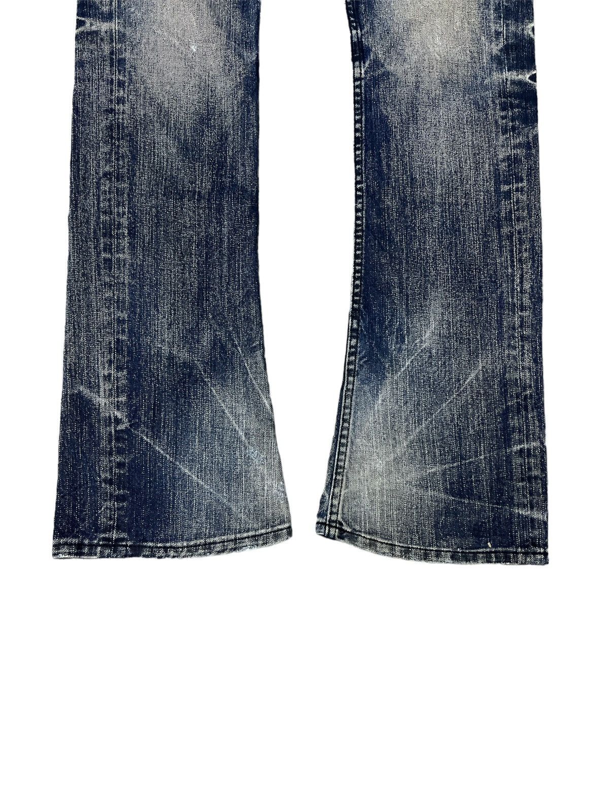 FLARED💥JACK ROSE DISTRESSED DENIM PANT
