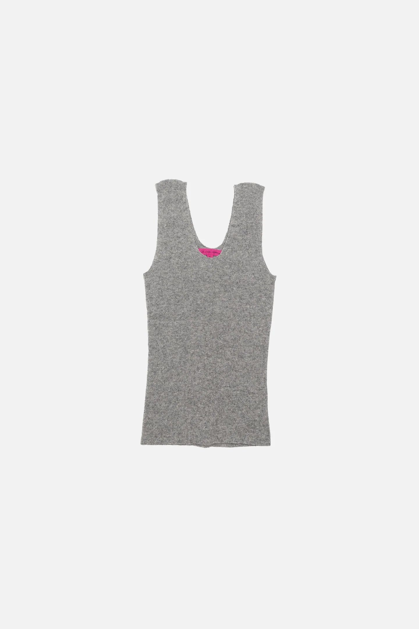 The Elder Statesman $395 The Elder Statesman Delicash Light Grey Tank Top Size S / US 4 / IT 40 - 1 Thumbnail