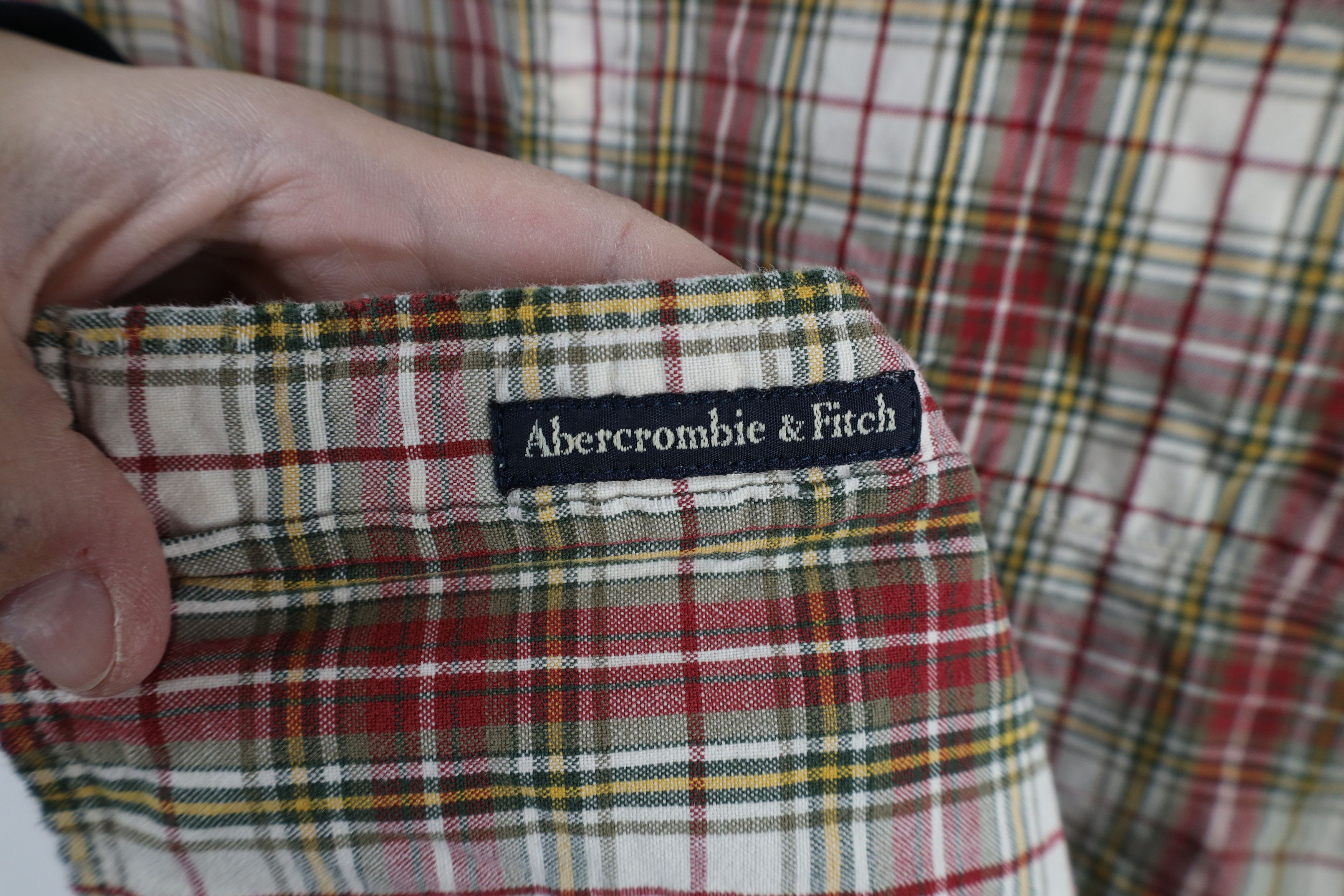 Abercrombie & Fitch × Vintage Vintage 90s Abercrombie & Fitch Biggest Shirt Button Shirt Size US XL / EU 56 / 4 - 5 Thumbnail