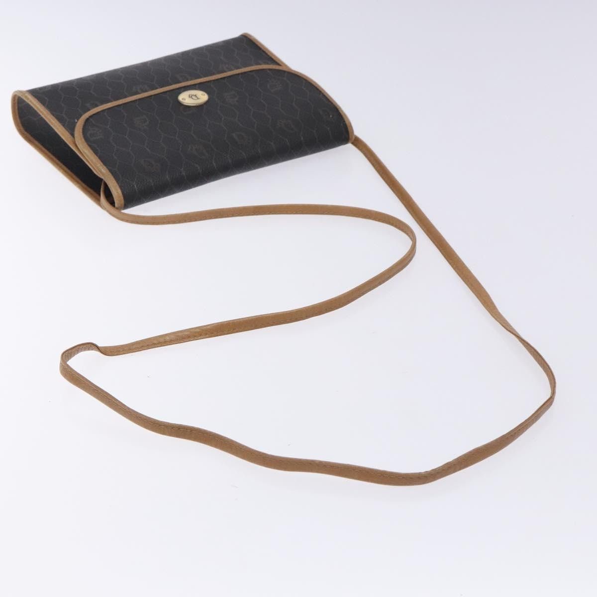 Dior DIOR Honeycomb Canvas Shoulder Bag Pvc Black Gold Size ONE SIZE - 7 Thumbnail