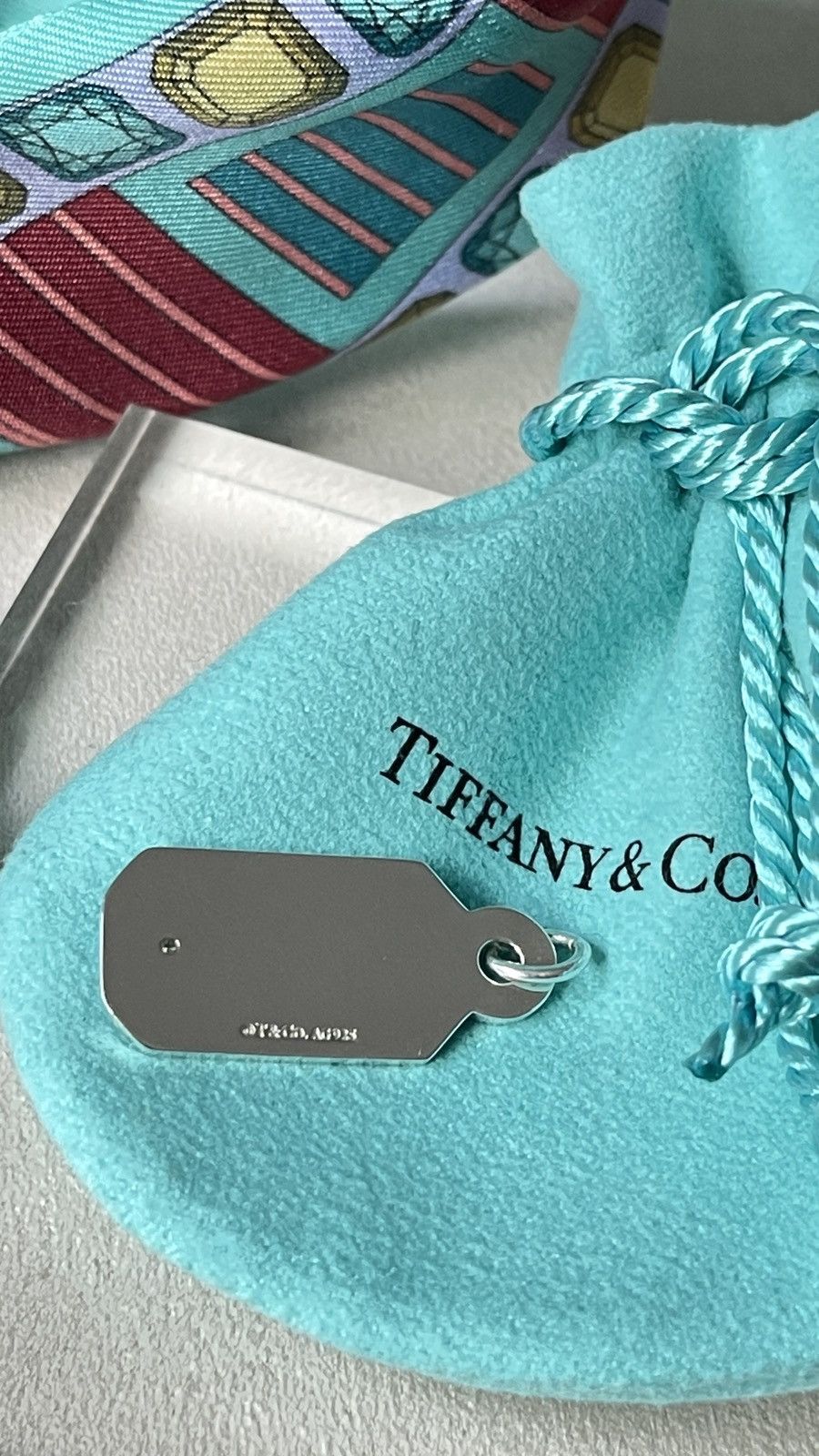 Tiffany & Co. Tiffany & Co. Dog Tag Diamond Charm in Silver NEW Size ONE SIZE - 6 Thumbnail