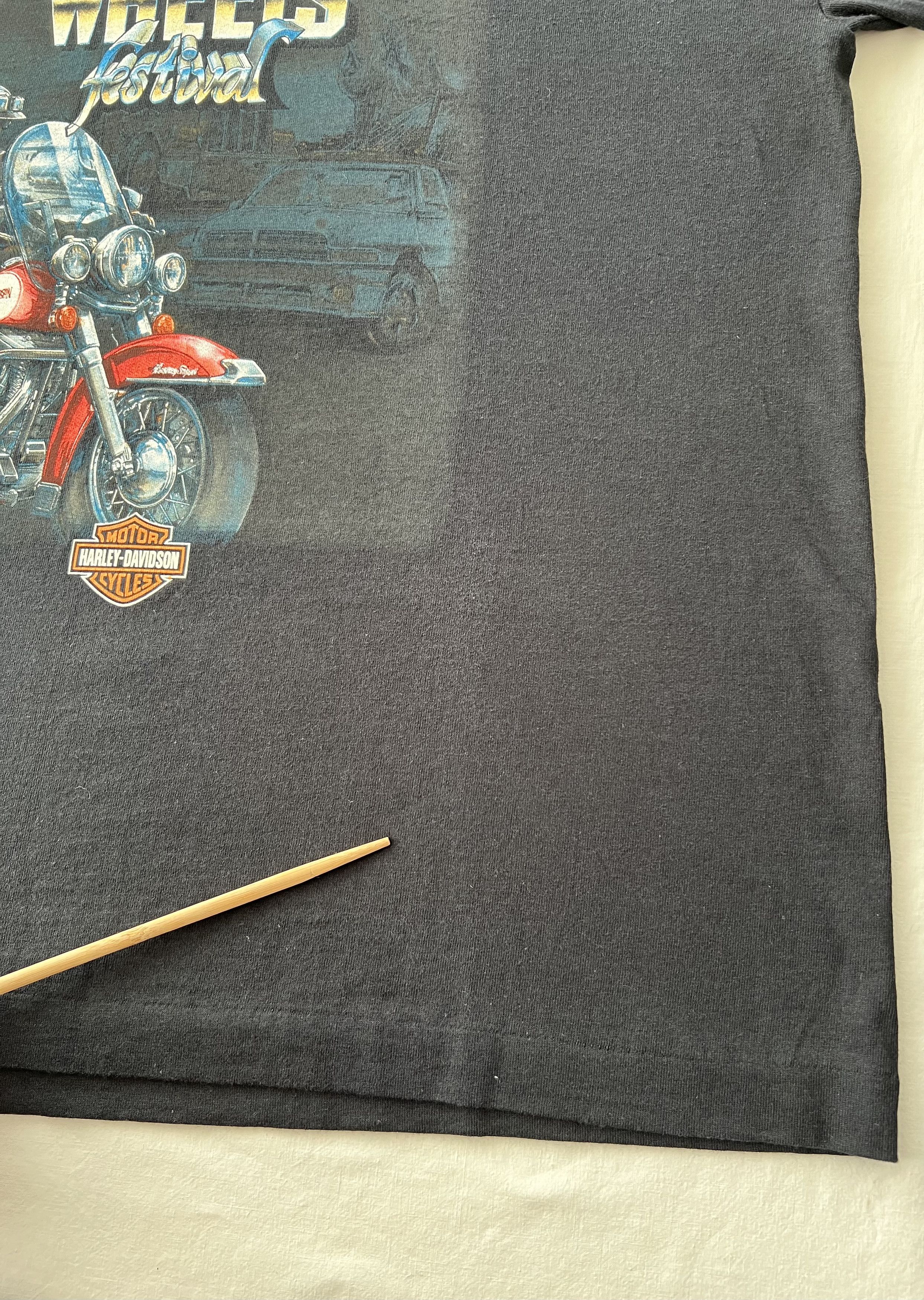 Harley Davidson Vintage 1996 Harley Davidson American Wheels Eagle T-shirt Size US XL / EU 56 / 4 - 9 Thumbnail