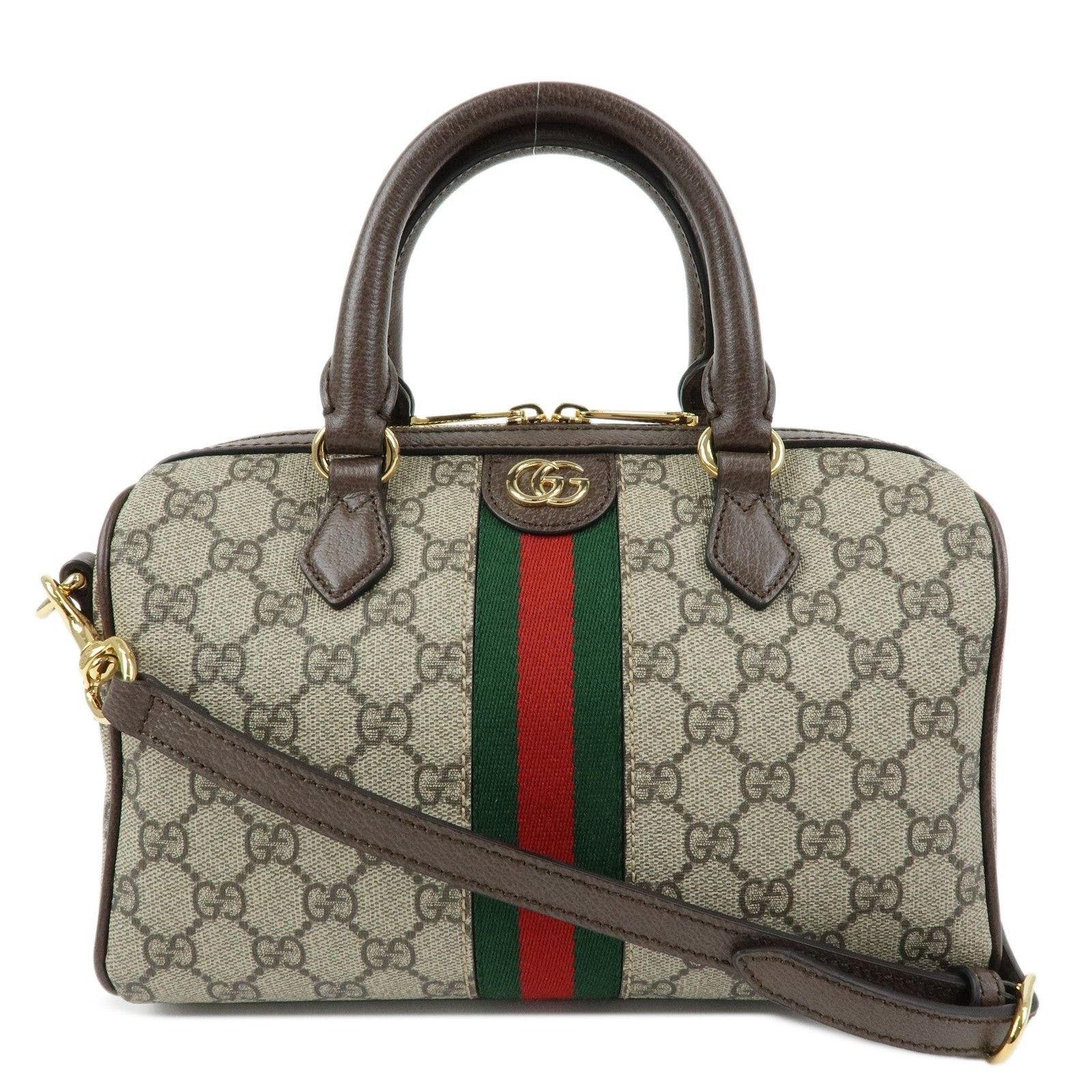Gucci Gucci Ophidia GG Supreme Duffle Bag Brown Size ONE SIZE - 1 Thumbnail