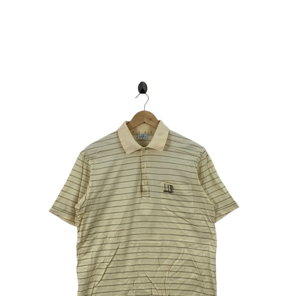 Vintage Vintage DUNHILL ITALY SPORT Collection Golf Polo Tee Shirt Size US M / EU 48-50 / 2 - 2 Thumbnail