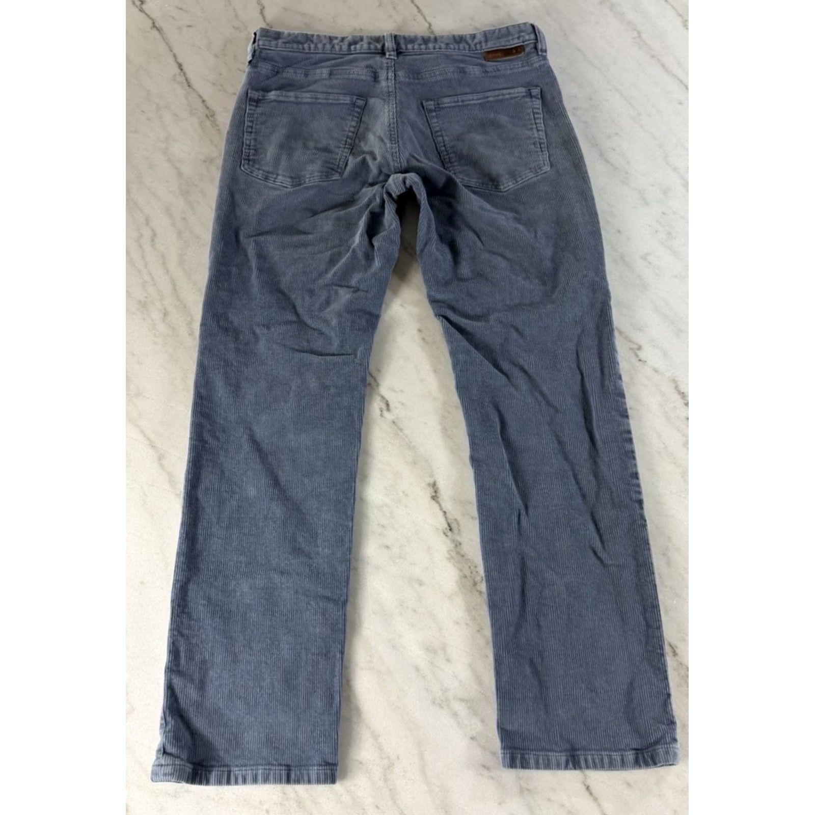Vissla Vissla Border Pants Blue Size 32 x 30 Straight Leg Belted Regular Mens Corduroy Flat Front Cotton Spandex 90s Beach City Size US 32 / EU 48 - 2 Thumbnail