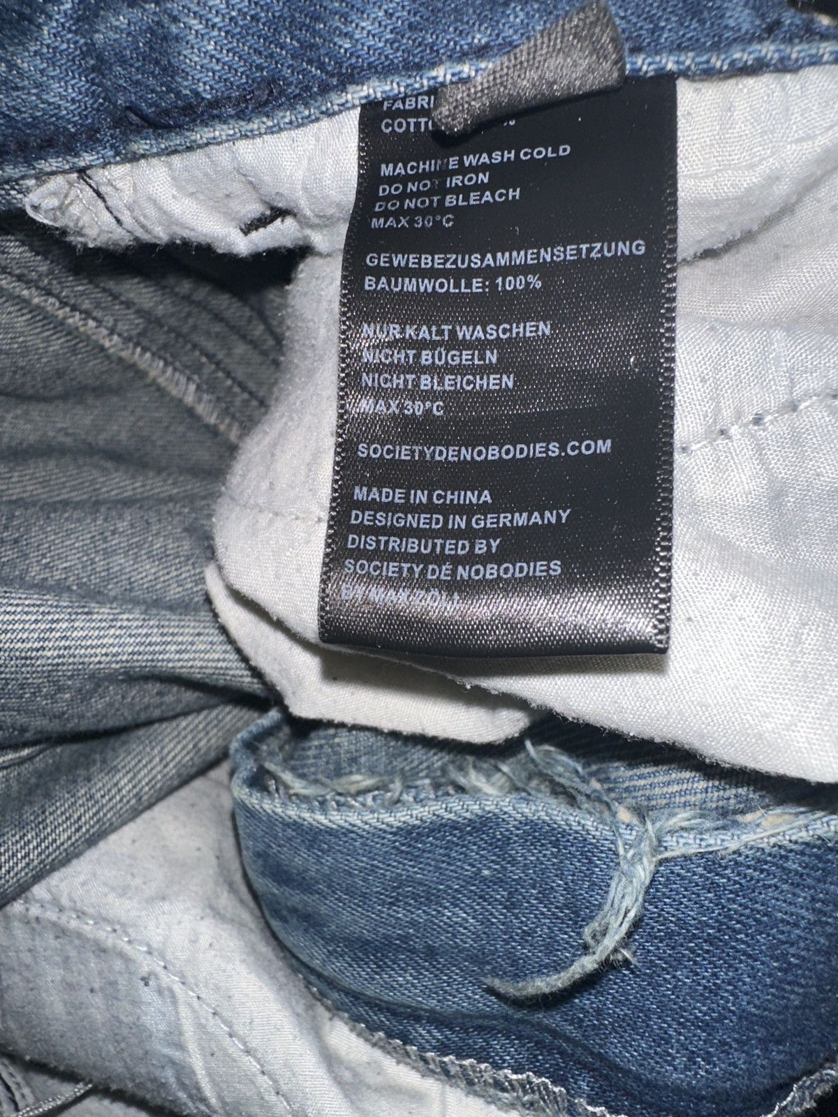 Vintage Blue SDN 001 MANAIC Jeans Size US 32 / EU 48 - 4 Thumbnail