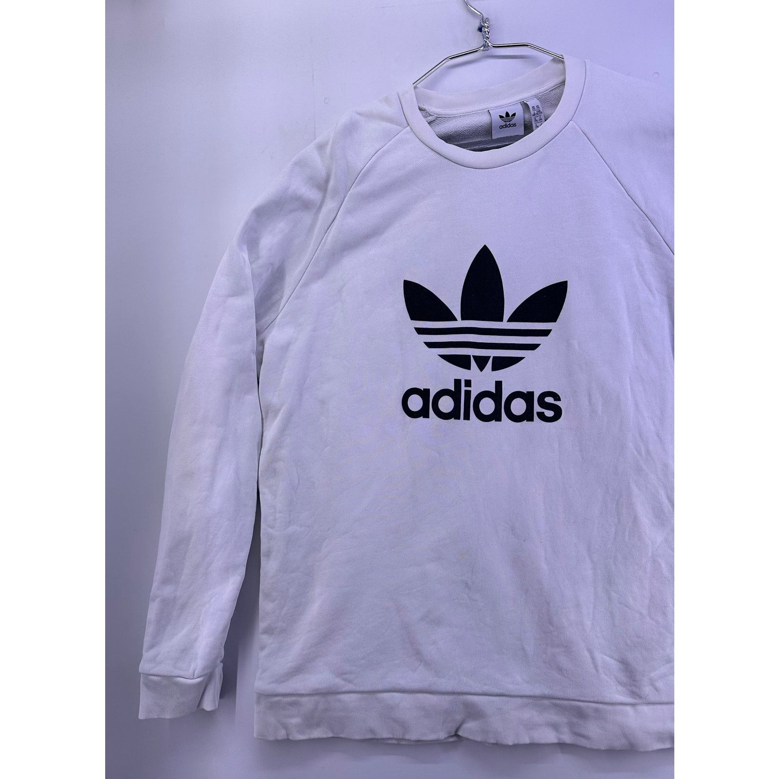 Adidas Adidas Off white Crewneck Sweater Size 2XL Size US XXL / EU 58 / 5 - 3 Thumbnail
