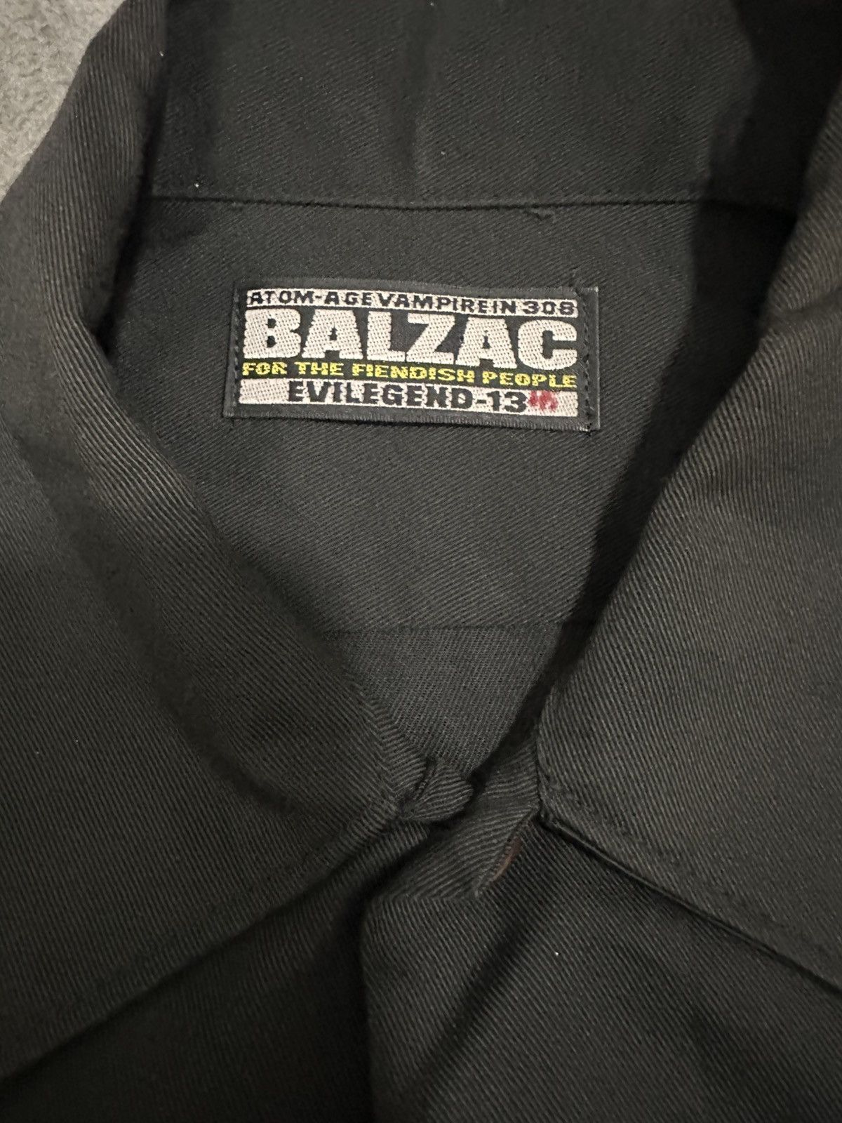 Other Japan Punk Rock Balzac Evil Legend 13 Workwear Black Shirt Size US L / EU 52-54 / 3 - 9 Thumbnail