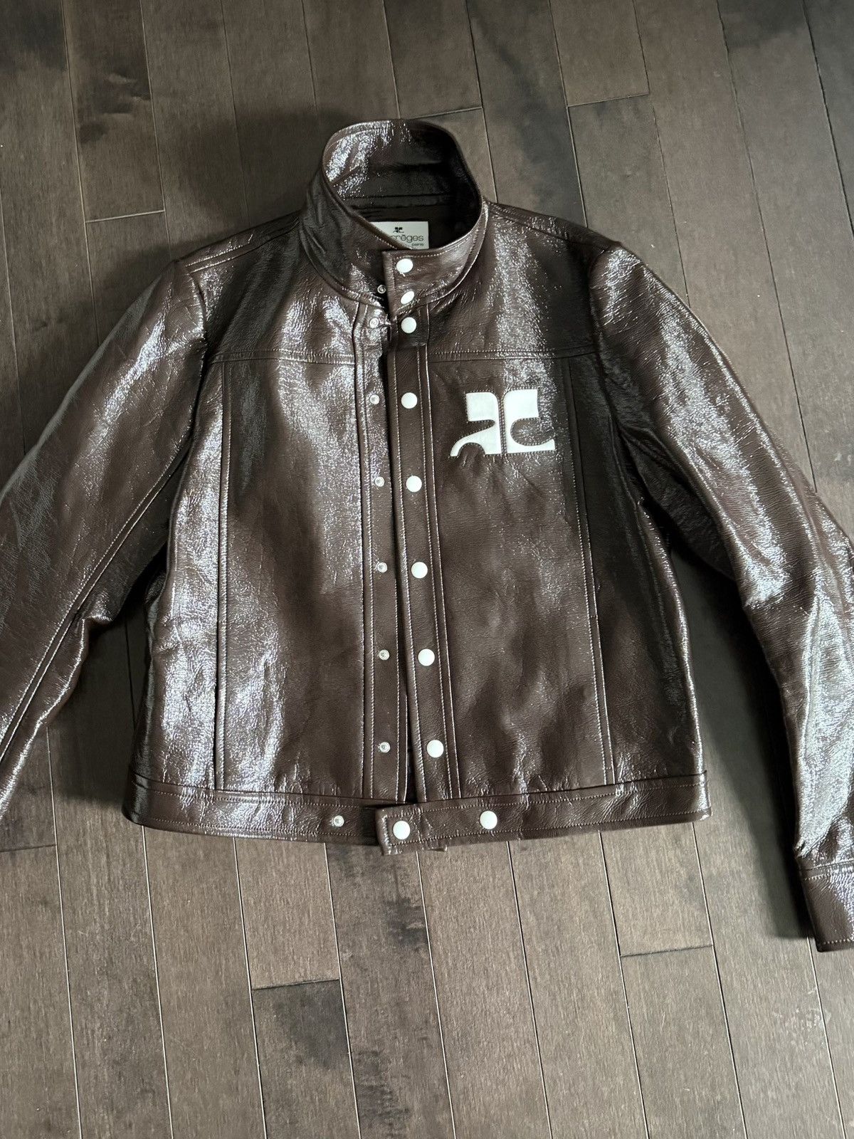 COURRÈGES Brown Reedition Vinyl Jacket