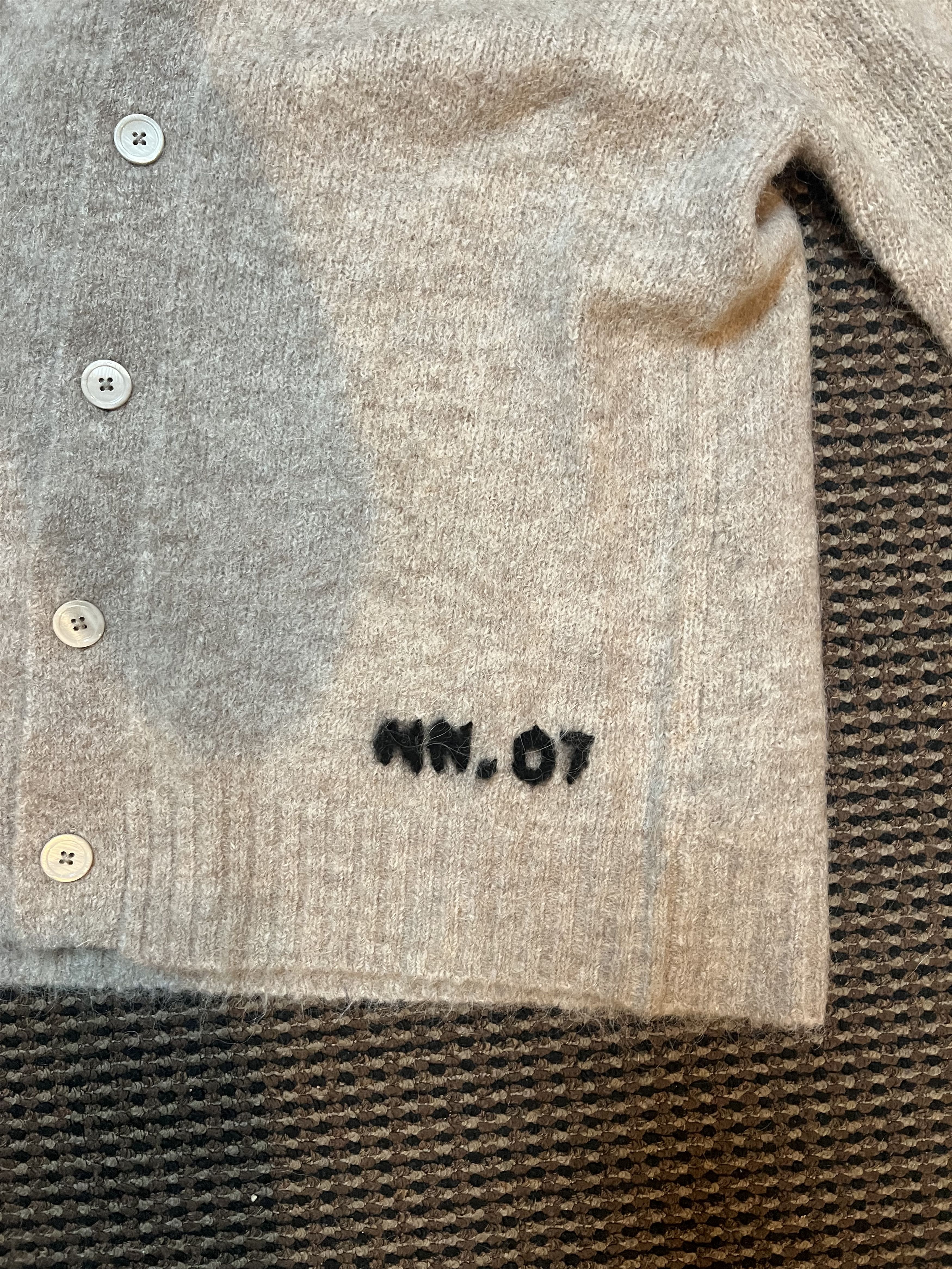 NN07 NN.07 (No Nationality) Paisley Intarsia Knit Cardigan Size US L / EU 52-54 / 3 - 2 Thumbnail