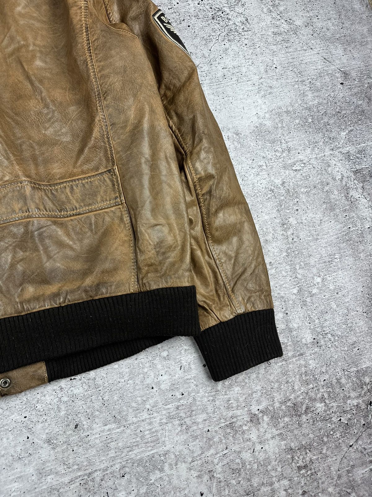 Vintage Vintage Aviatrix Fighter Group Leather Jacket Size US XL / EU 56 / 4 - 21 Thumbnail