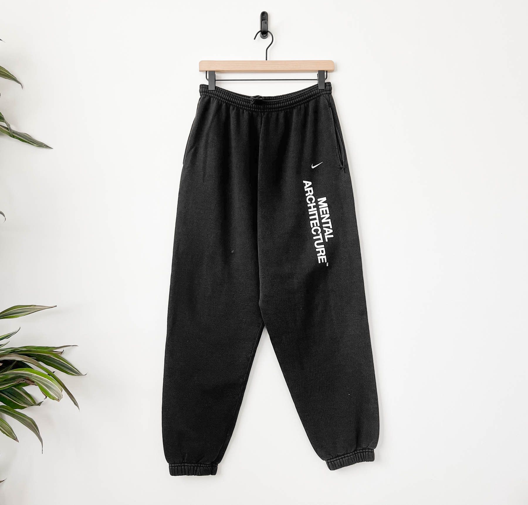 Vintage Mental Architecture Logo Upcycled 90's Nike Sweatpants USA Size US 30 / EU 46 - 1 Thumbnail