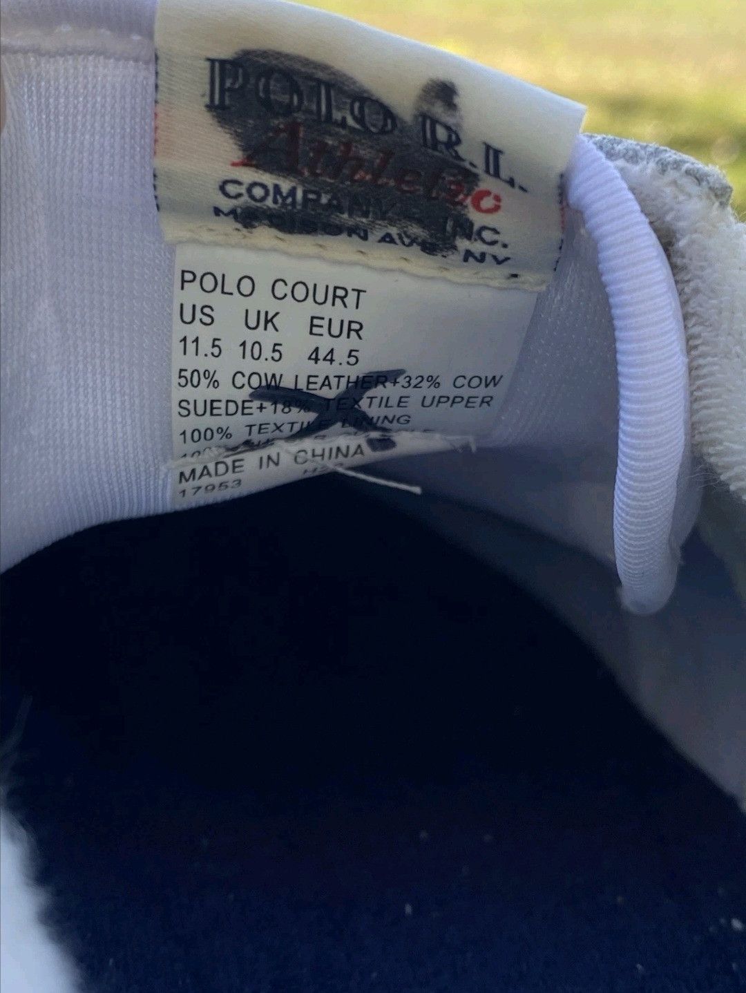 Ralph Lauren Ralph Lauren Polo Court Sneakers White Navy Red Retro 007 Size US 11.5 / EU 44-45 - 9 Thumbnail