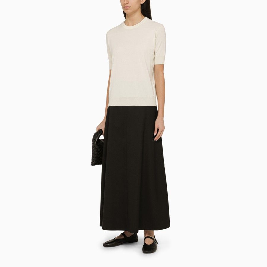 Jil Sander o1d2blof0824 Cotton Jersey in White Size S / US 4 / IT 40 - 2 Thumbnail
