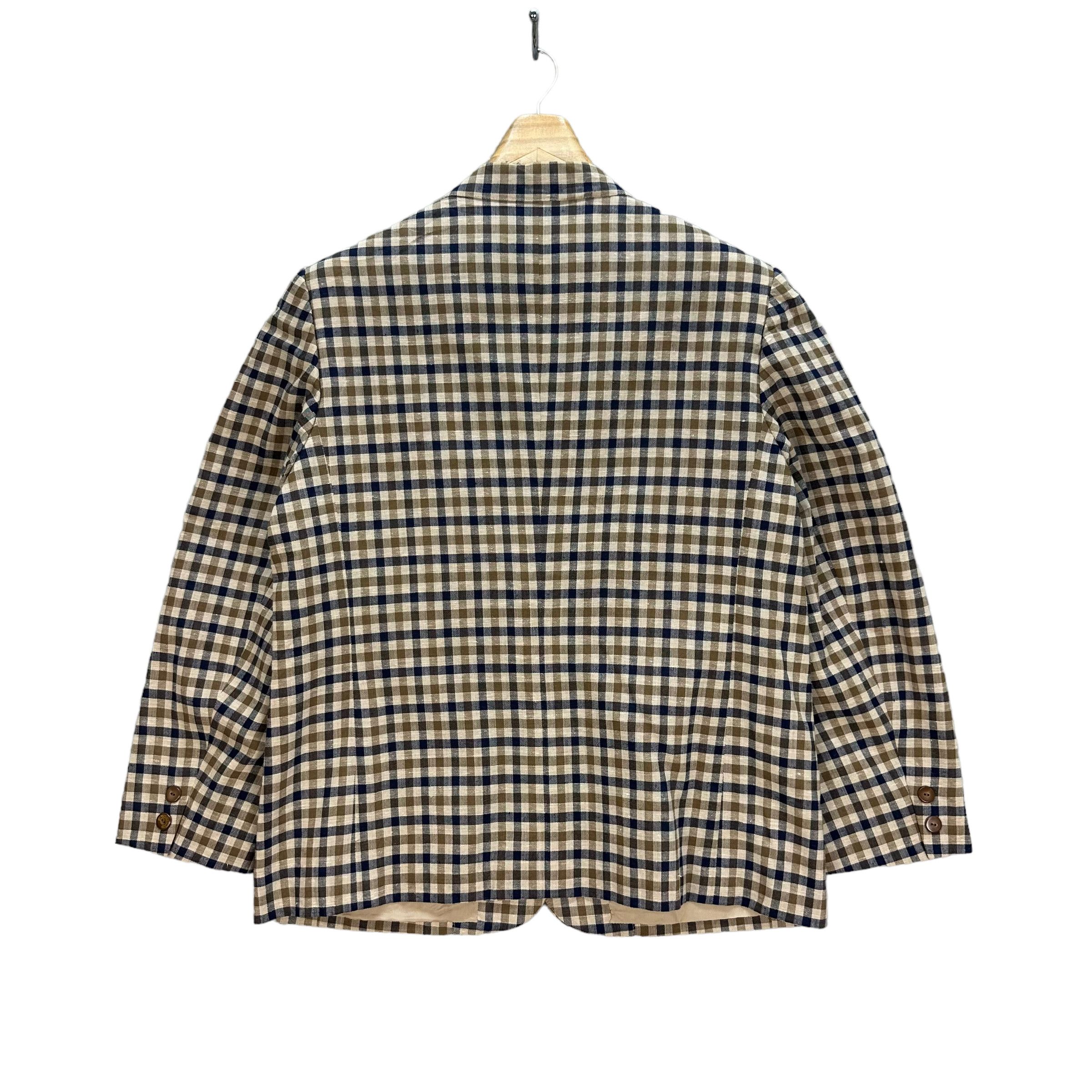 Aquascutum AQUASCUTUM CHECKED SUIT JACKET / BLAZERS #7835-181 Size M / US 6-8 / IT 42-44 - 10 Thumbnail