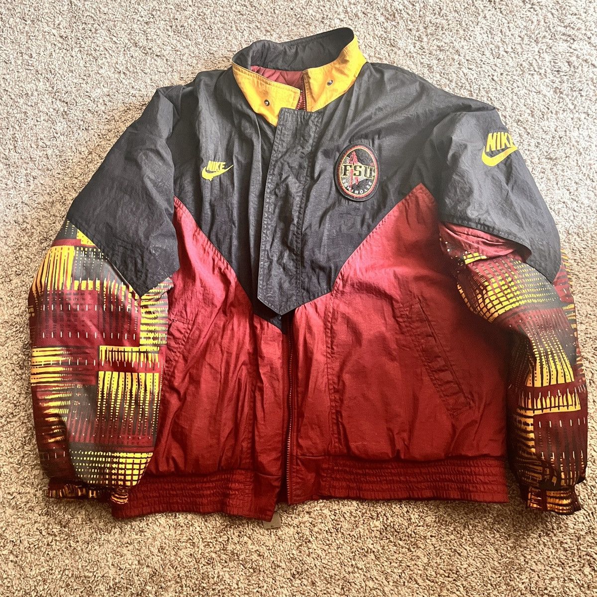 image of Vintage Nike Florida State Seminoles Jacket in Black, Men's (Size XL)