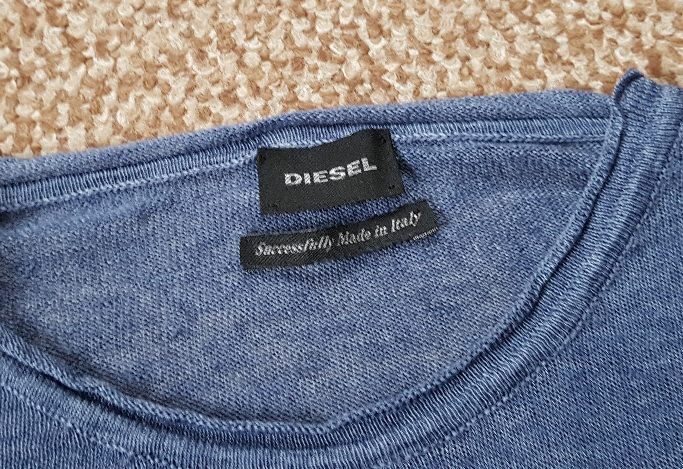 Diesel Diesel Linen Long Sleeve Pullover Shirt made in Italy Size US L / EU 52-54 / 3 - 6 Thumbnail
