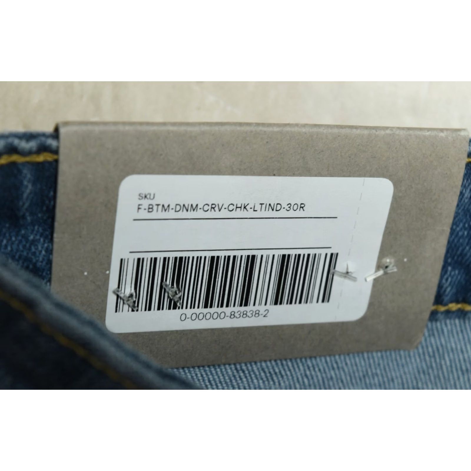 Everlane VINTAGE The Curvy Cheeky Jeans Womens 30R Blue Straight Leg High Rise Denim Size 30" / US 8 / IT 44 - 6 Thumbnail