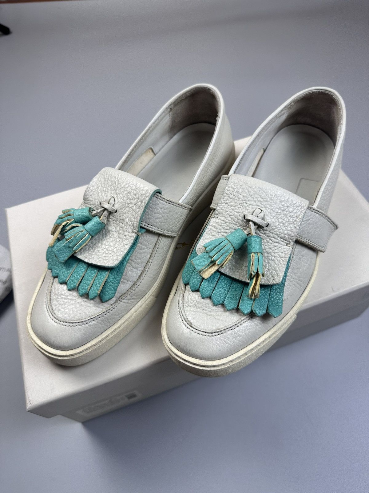 Santoni Santoni leather loafers Size US 8 / IT 38 - 1 Thumbnail