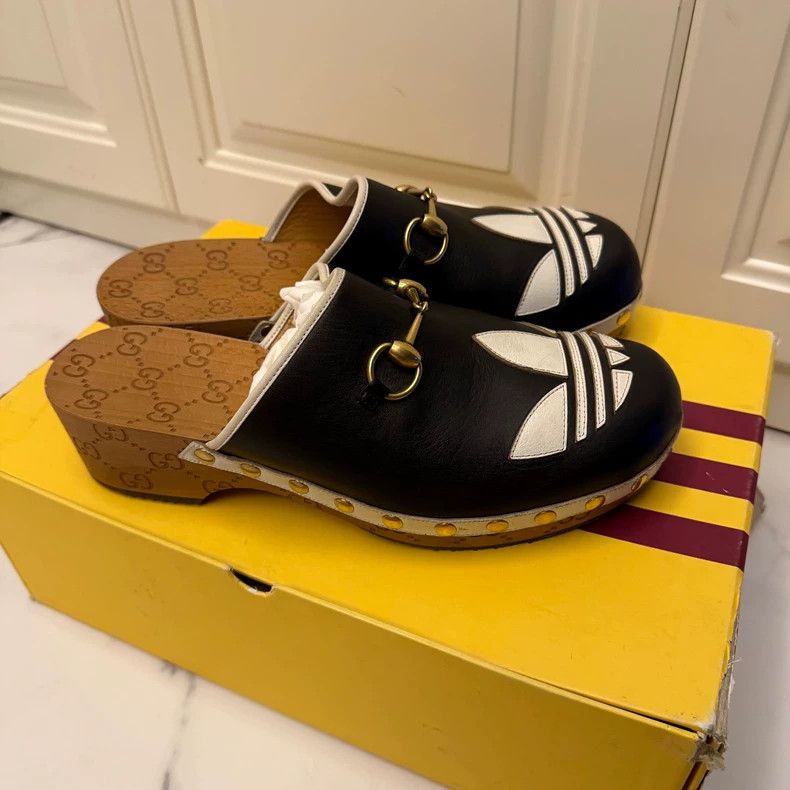 Gucci Gucci x Adidas collaborative clogs US8 - dmc Size US 8 / EU 41 - 1 Thumbnail