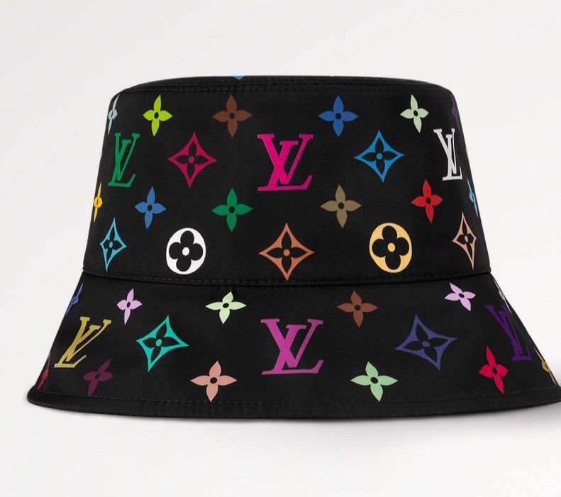 Louis Vuitton × Takashi Murakami Louis Vuitton x Takashi Murakami Reversible Superflat Hat Size ONE SIZE - 4 Thumbnail