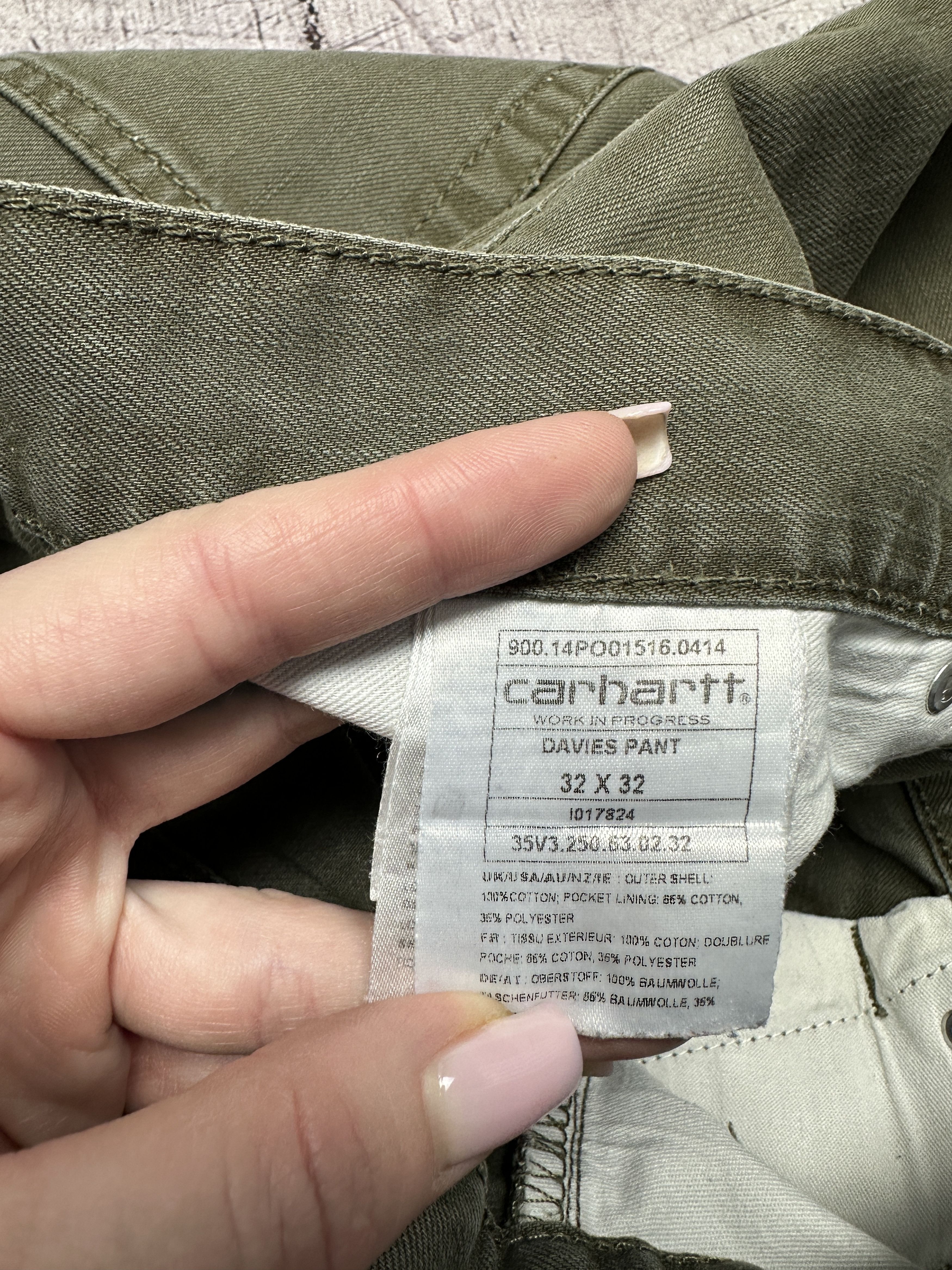 Carhartt Carhartt WIP Mens Davies Denim Pants Jeans Size US 32 / EU 48 - 10 Thumbnail