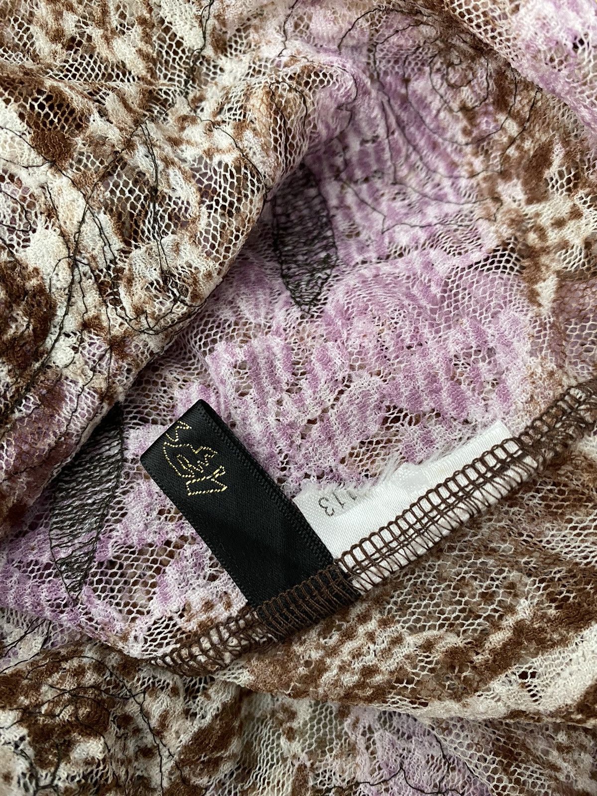 Designer × Japanese Brand Snakeskin mesh LS Size M / US 6-8 / IT 42-44 - 5 Thumbnail