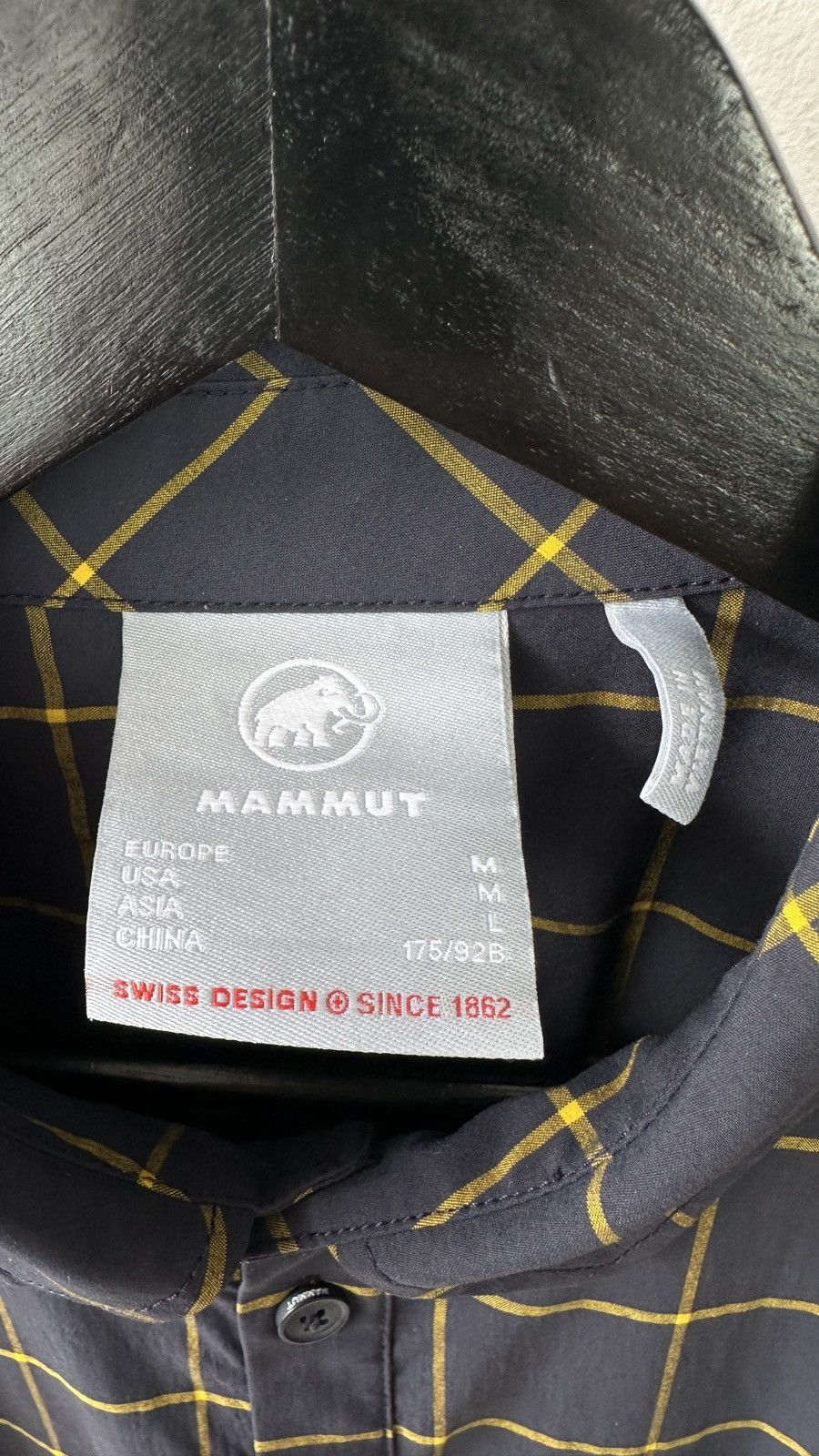 Mammut Mammut Alvra Light Hiking Shirt Plaid Check Nylon Stretch Size US M / EU 48-50 / 2 - 8 Thumbnail