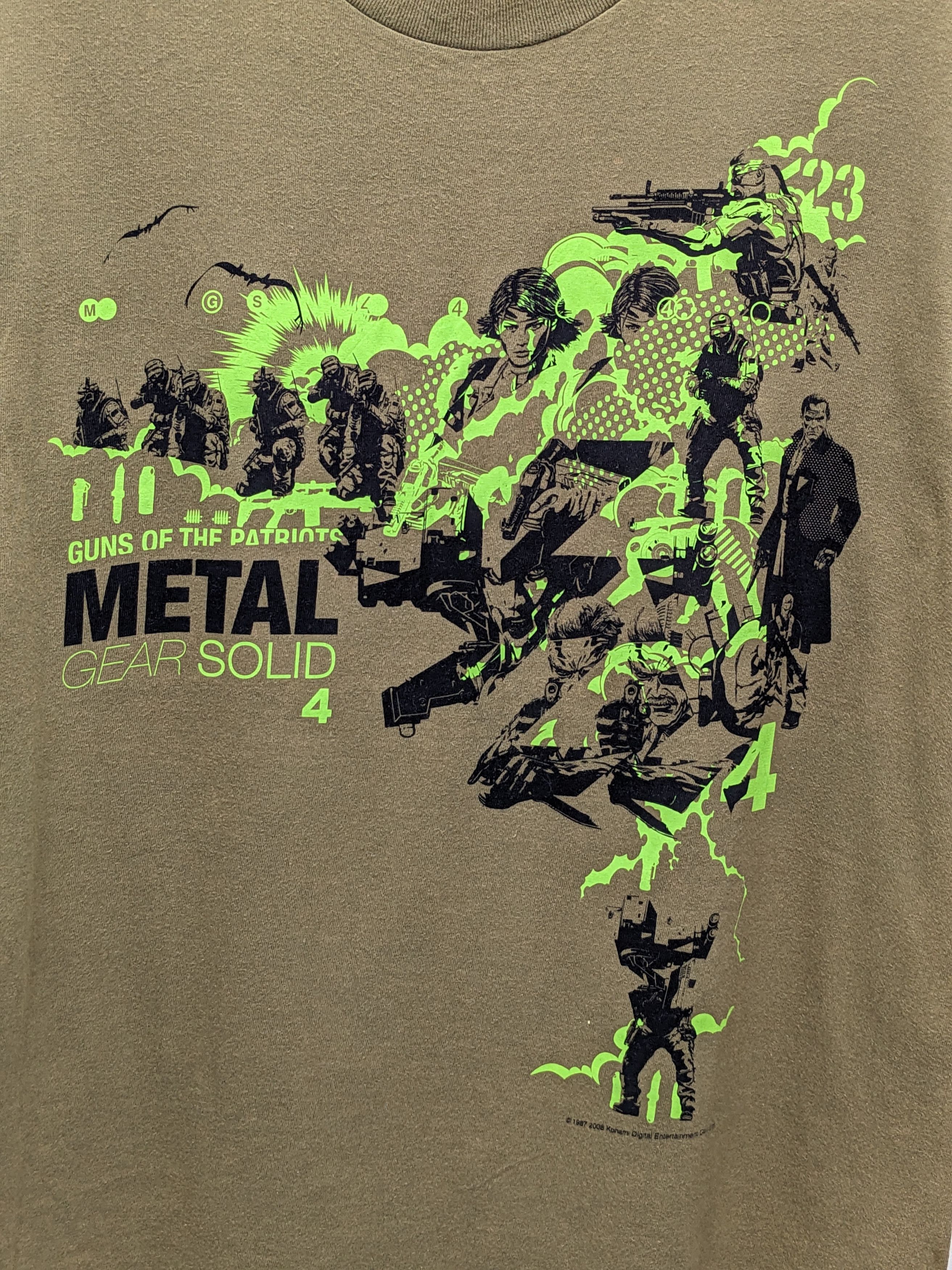 Playstation METAL GEAR SOLID 4 KOJIMA ANIME PLAYSTATION Size US L / EU 52-54 / 3 - 3 Thumbnail