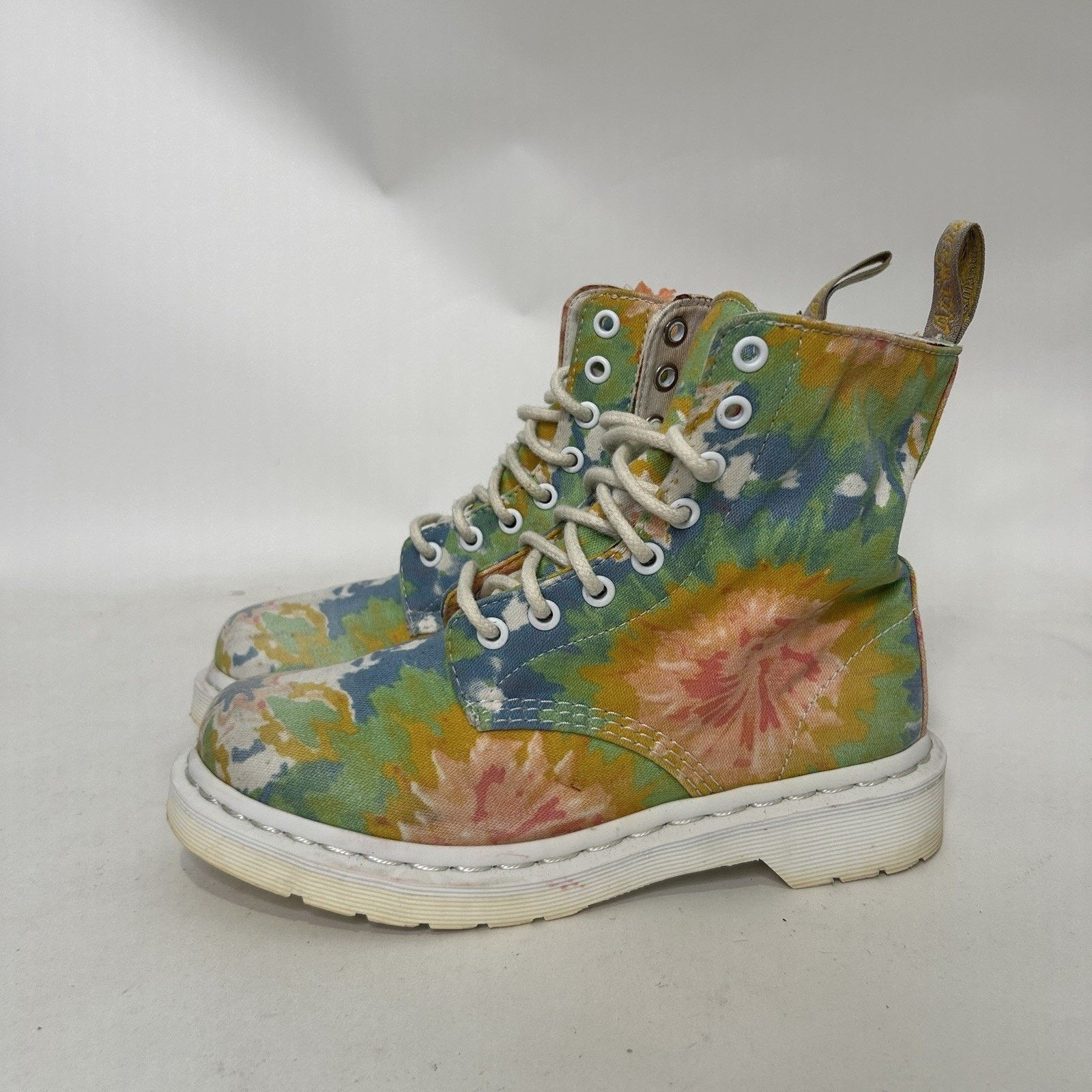 Dr. Martens Dr. Martens Women's Page Boots “Pastel Tie-Dye” Size US 6 / IT 36 - 6 Thumbnail