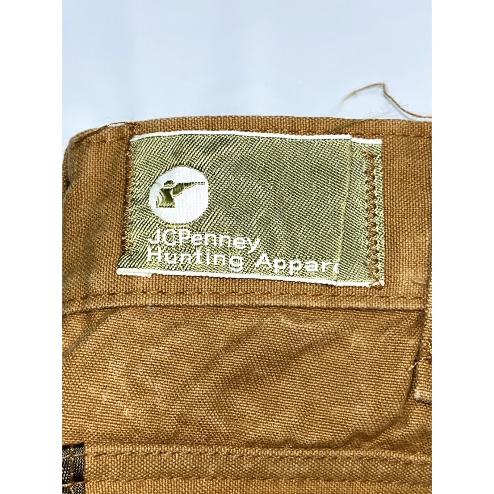 JCPenney VINTAGE JCPenney Hunting Apparel PANTS Tan Brown 34 Canvas Nylon 1970s 5-Pocket Jeans Style Mens Size US 34 / EU 50 - 2 Thumbnail