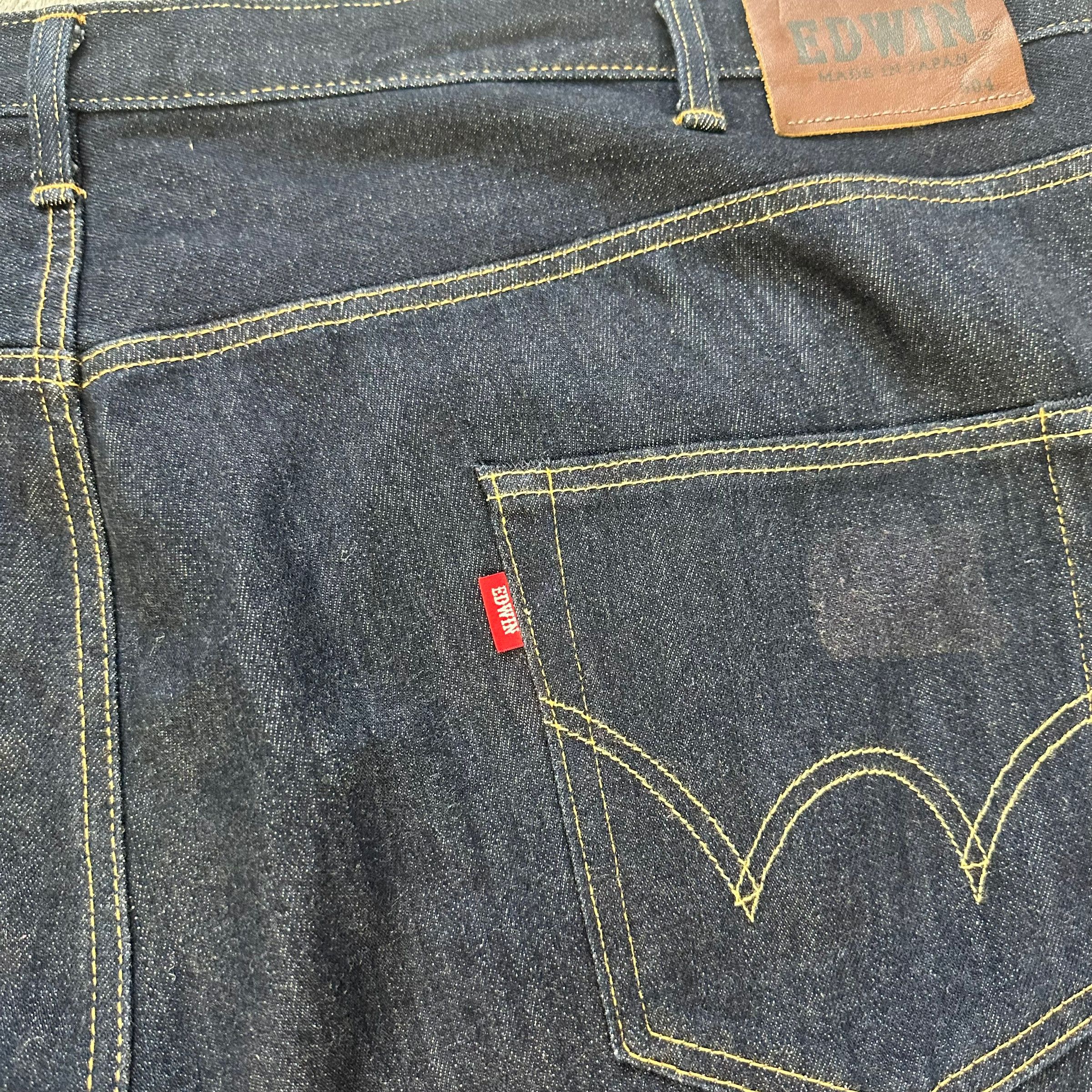 Edwin EDWIN 504 MADE IN JAPAN DENIM PANTS W50-51 #8511-012 Size US 44 / EU 60 - 12 Thumbnail